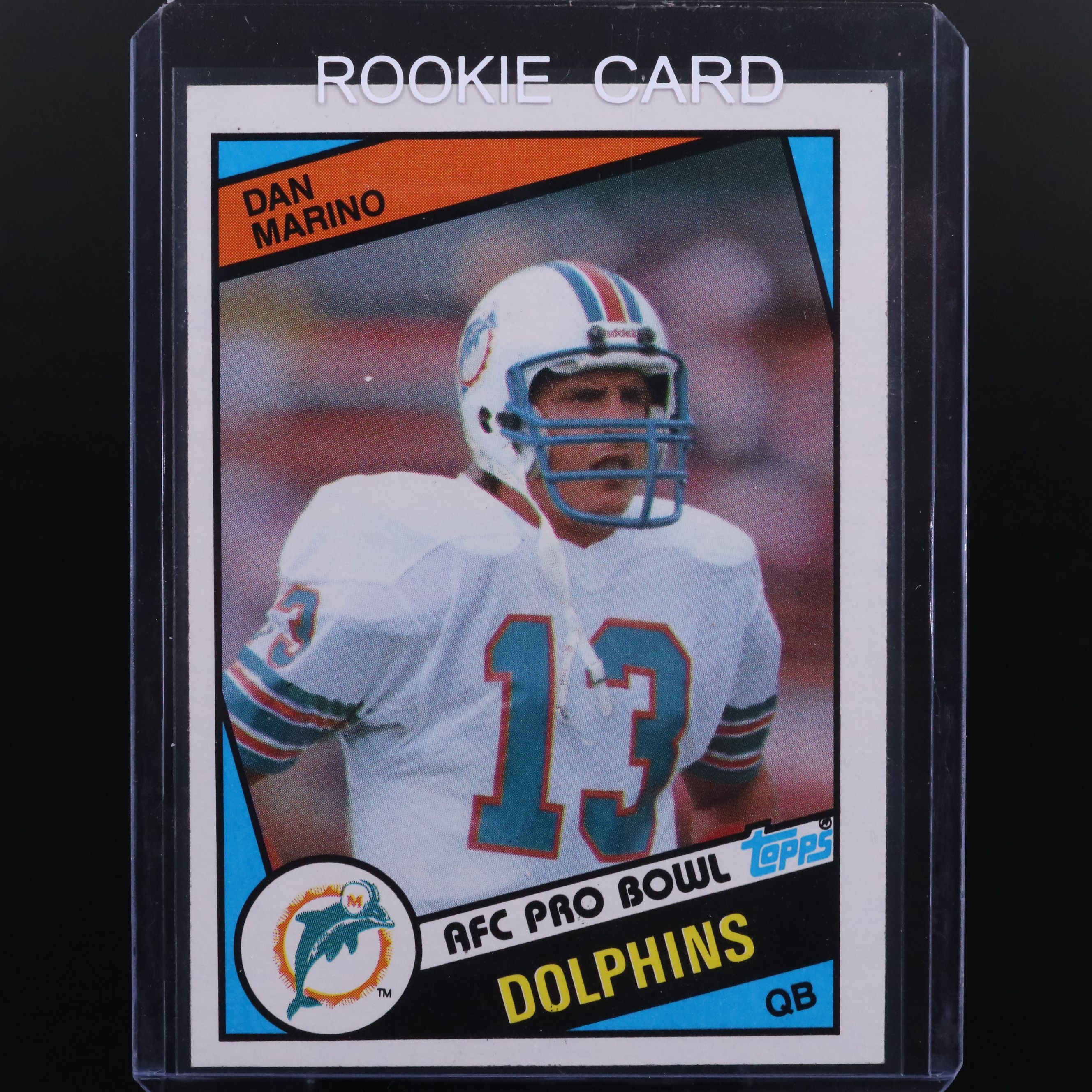 1984 Topps Dan Marino Miami Dolphins Rookie Football Card