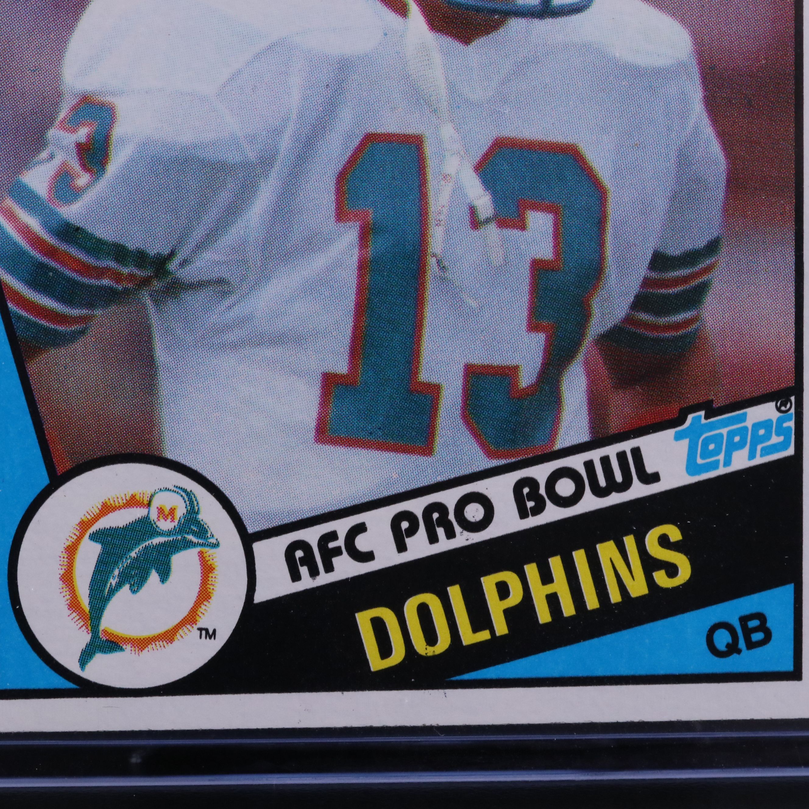 1984 Topps Dan Marino Miami Dolphins Rookie Football Card