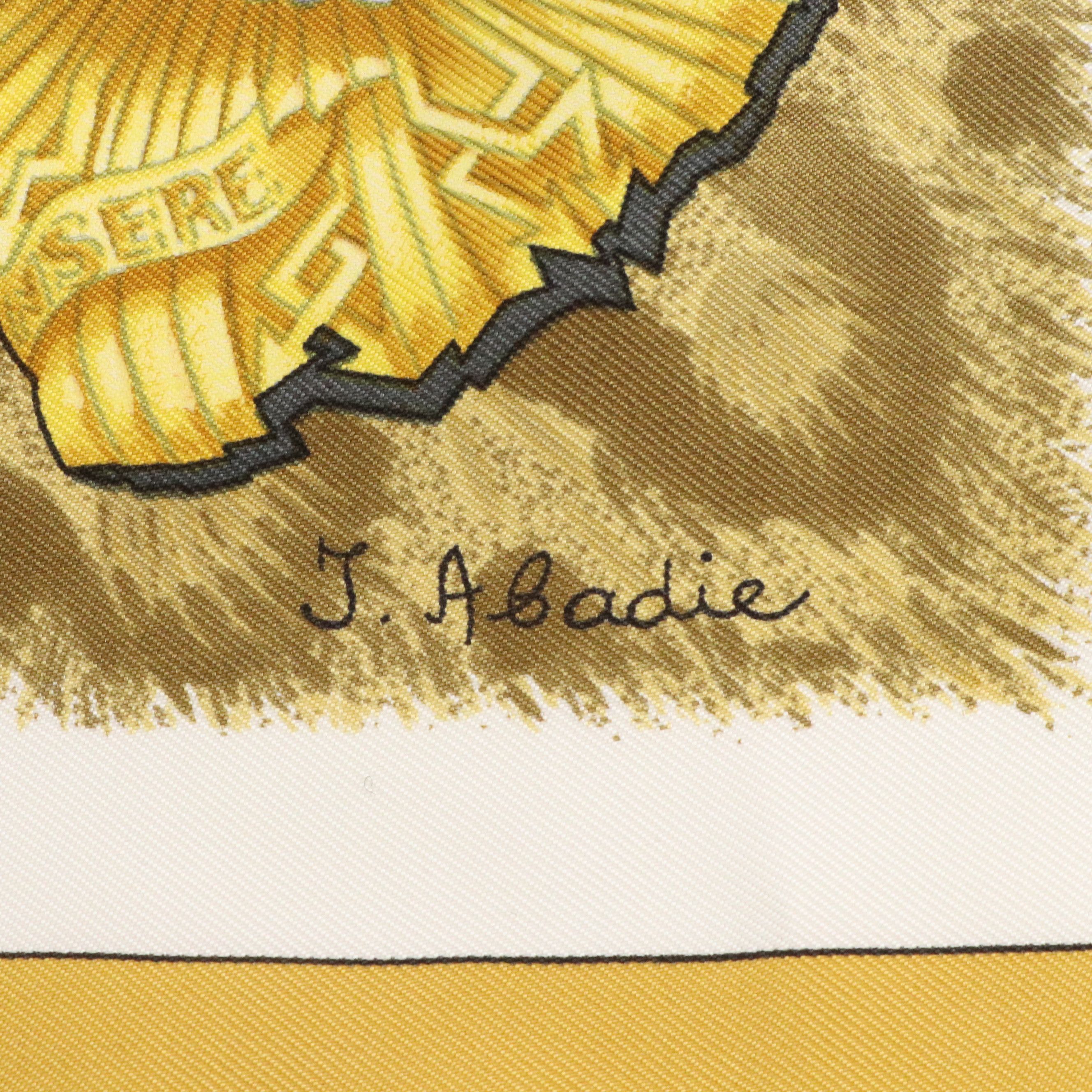 Hermès "Casques et Plumets" Silk Scarf 90