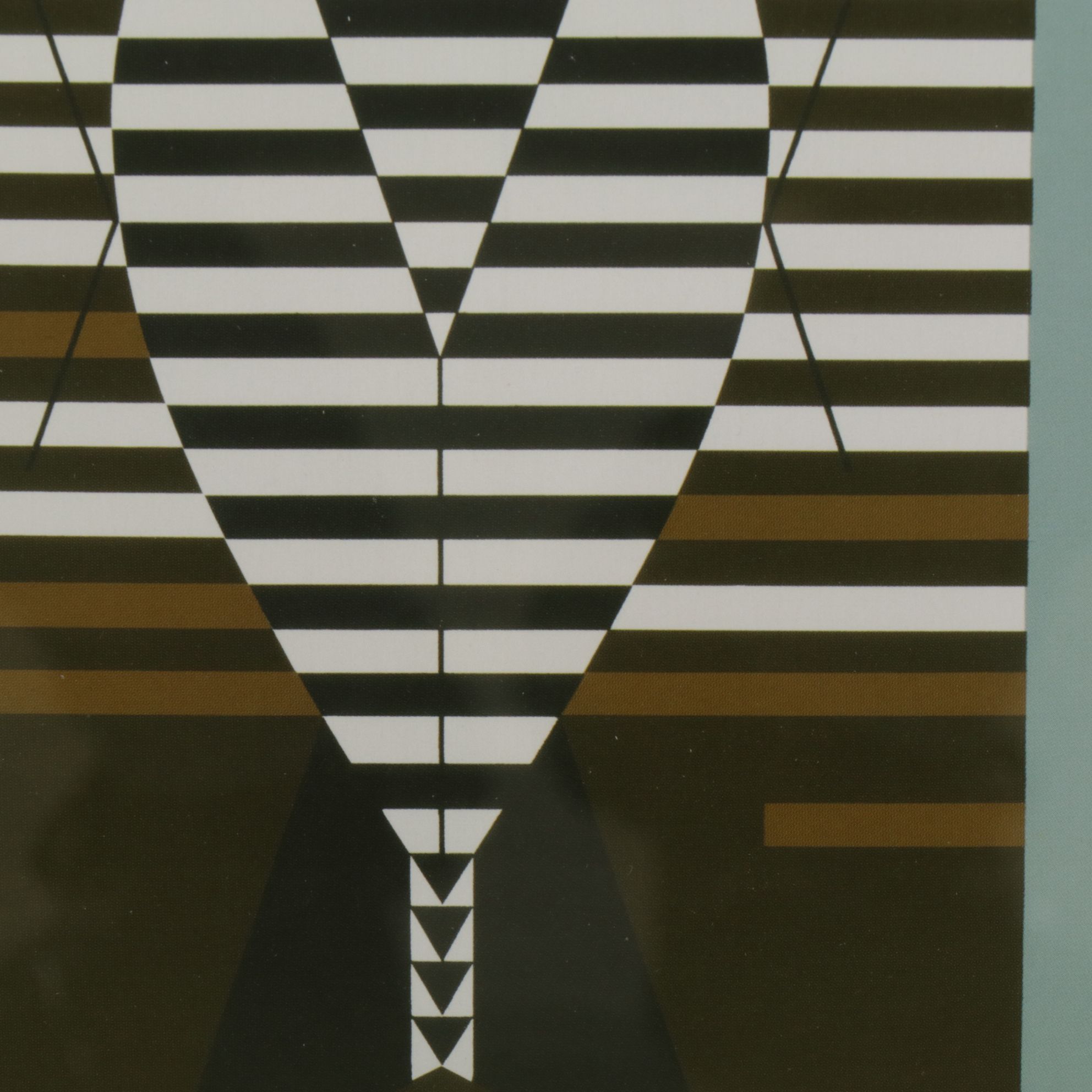 Offset Lithograph After Charley Harper "Baffling Belly (Red-Bellied Woodpecker)"