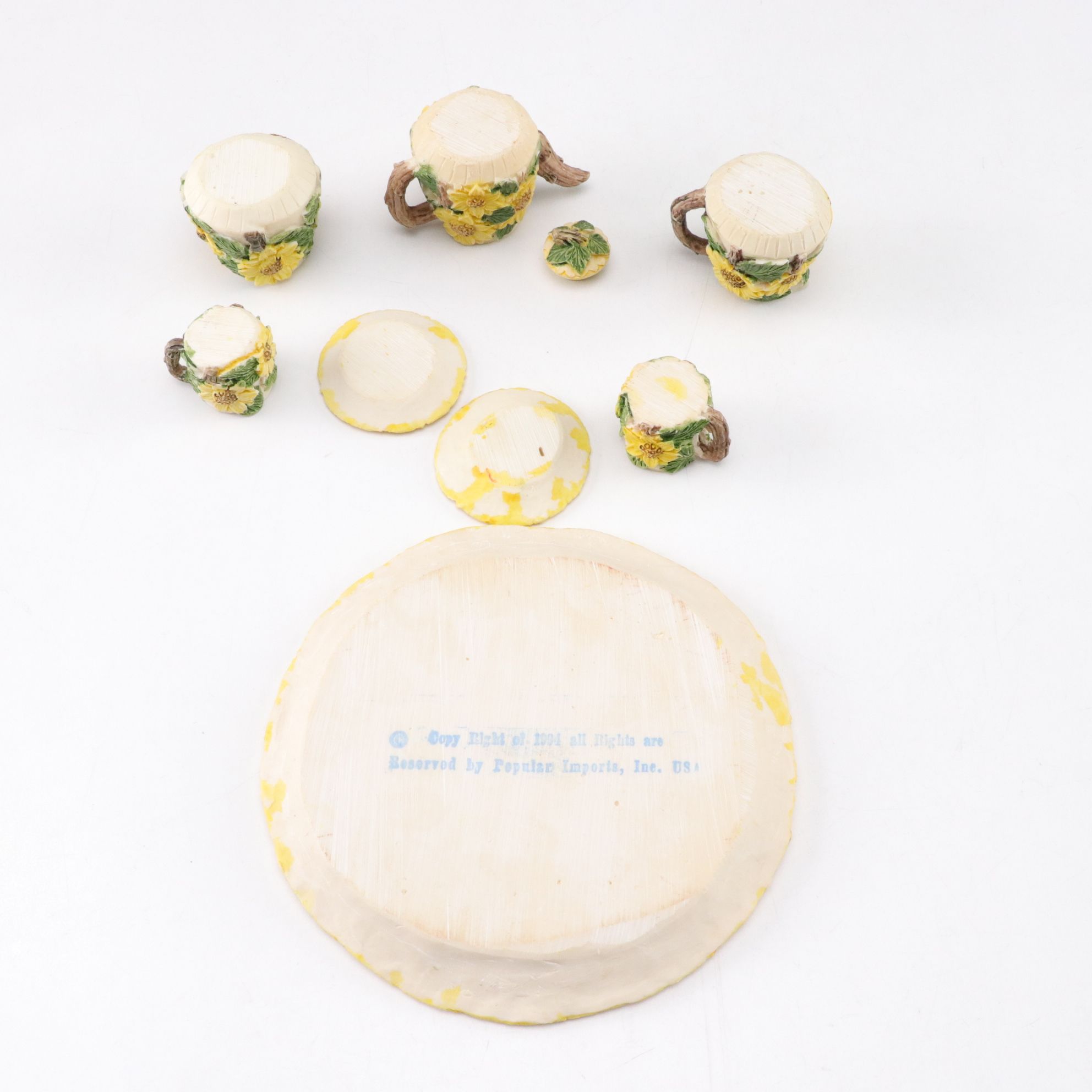 Pyrex "Butterprint Turquoise" Butter Dish with Other Dinnerware