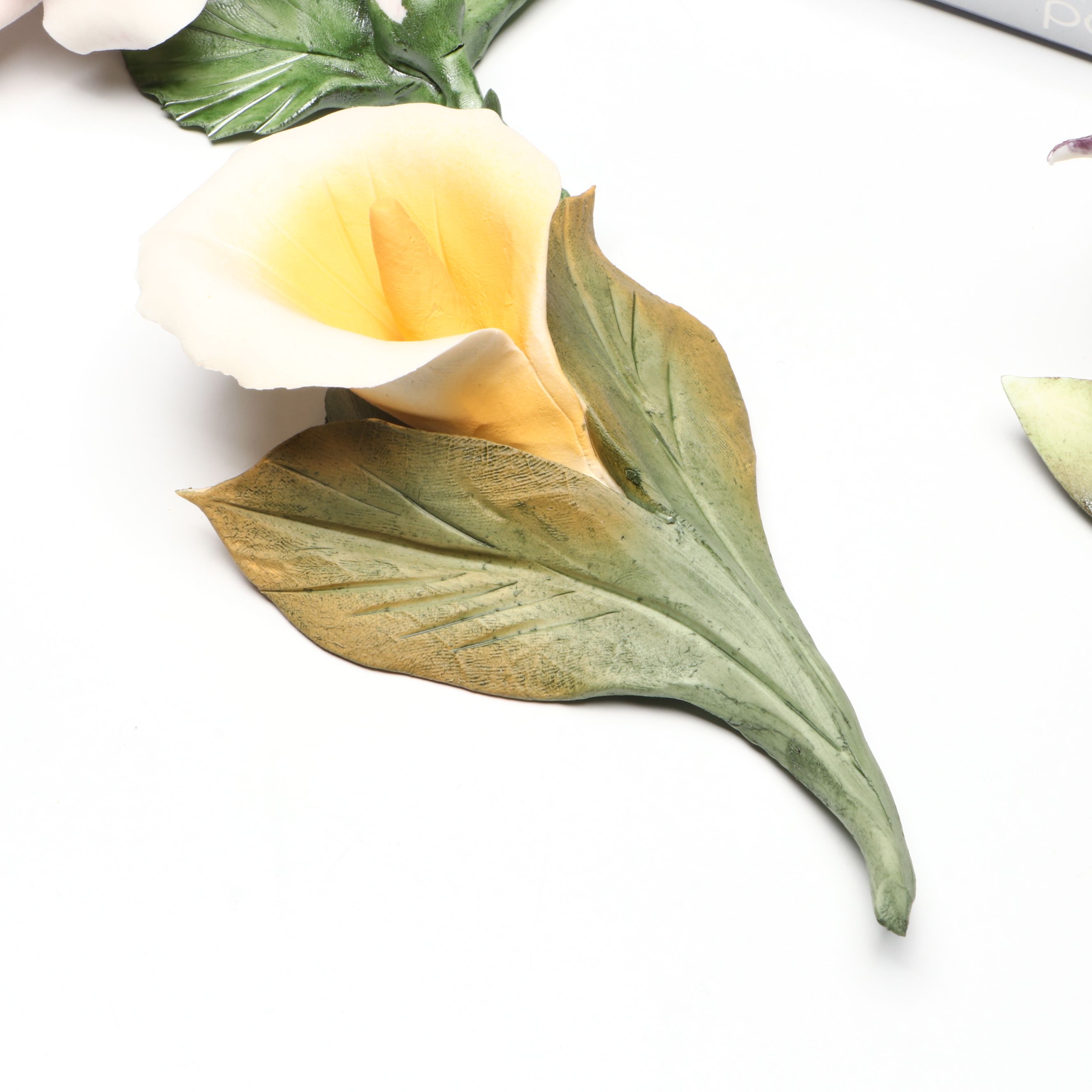 Italian Nuova Capodimonte Porcelain Flowers