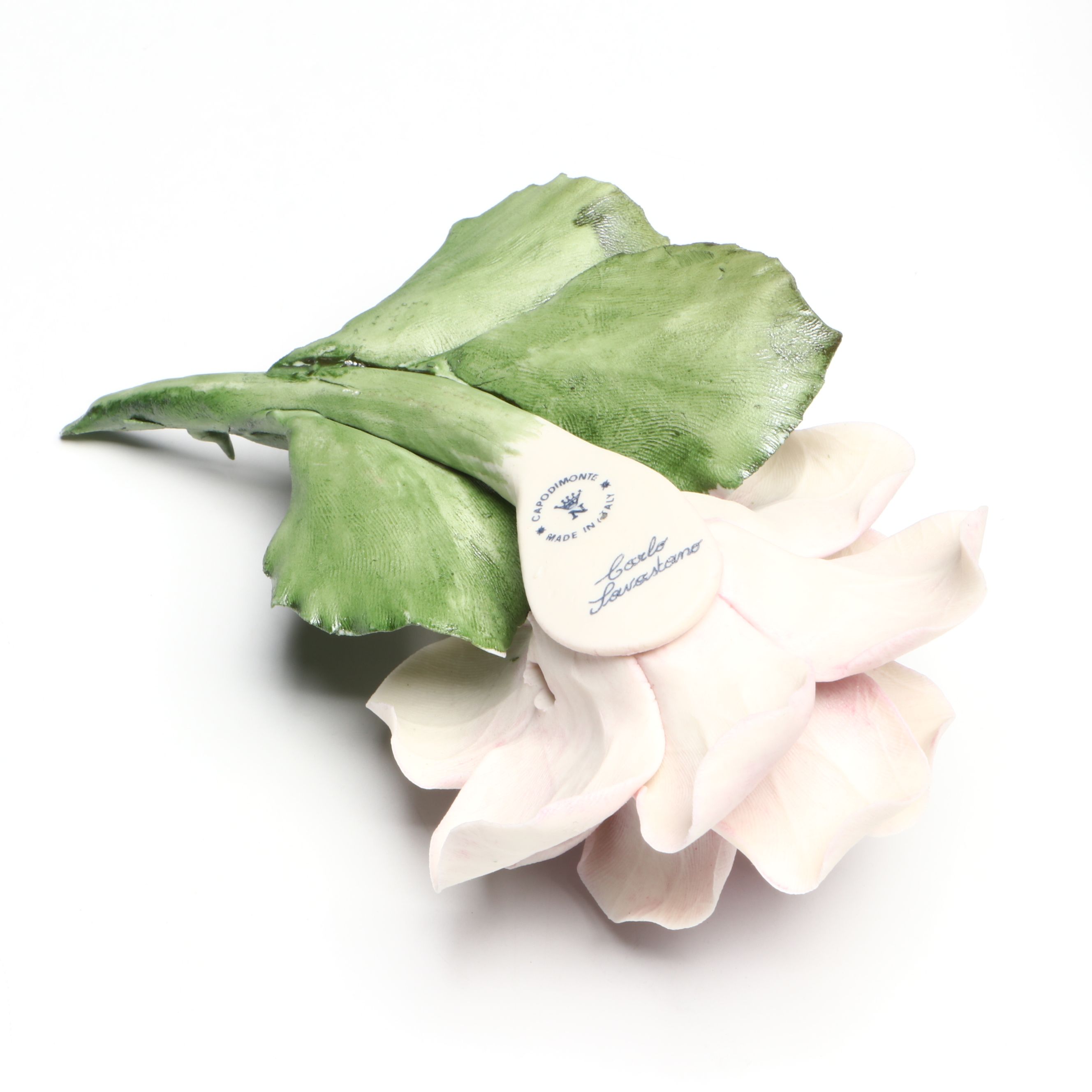 Italian Nuova Capodimonte Porcelain Flowers