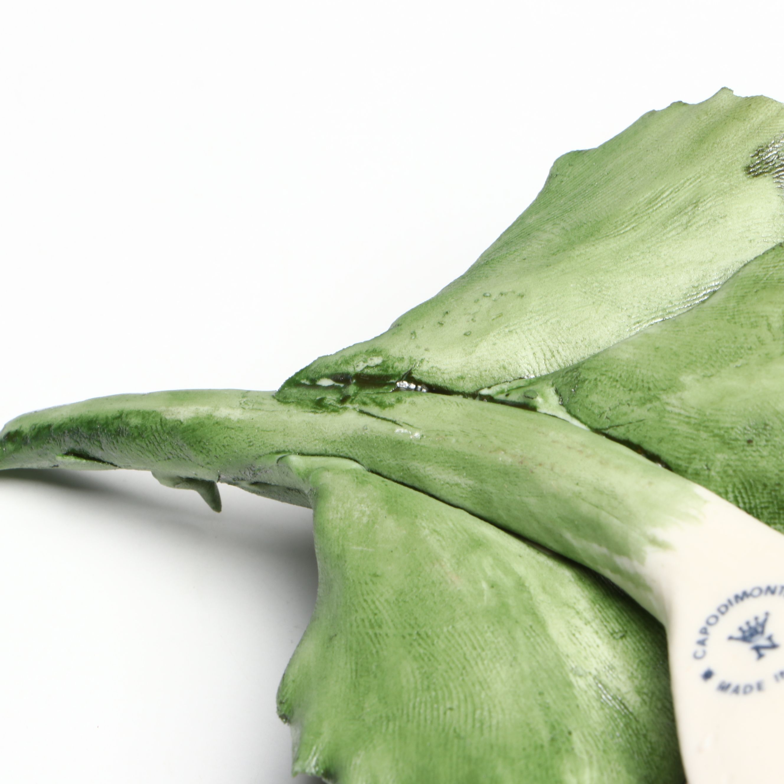 Italian Nuova Capodimonte Porcelain Flowers