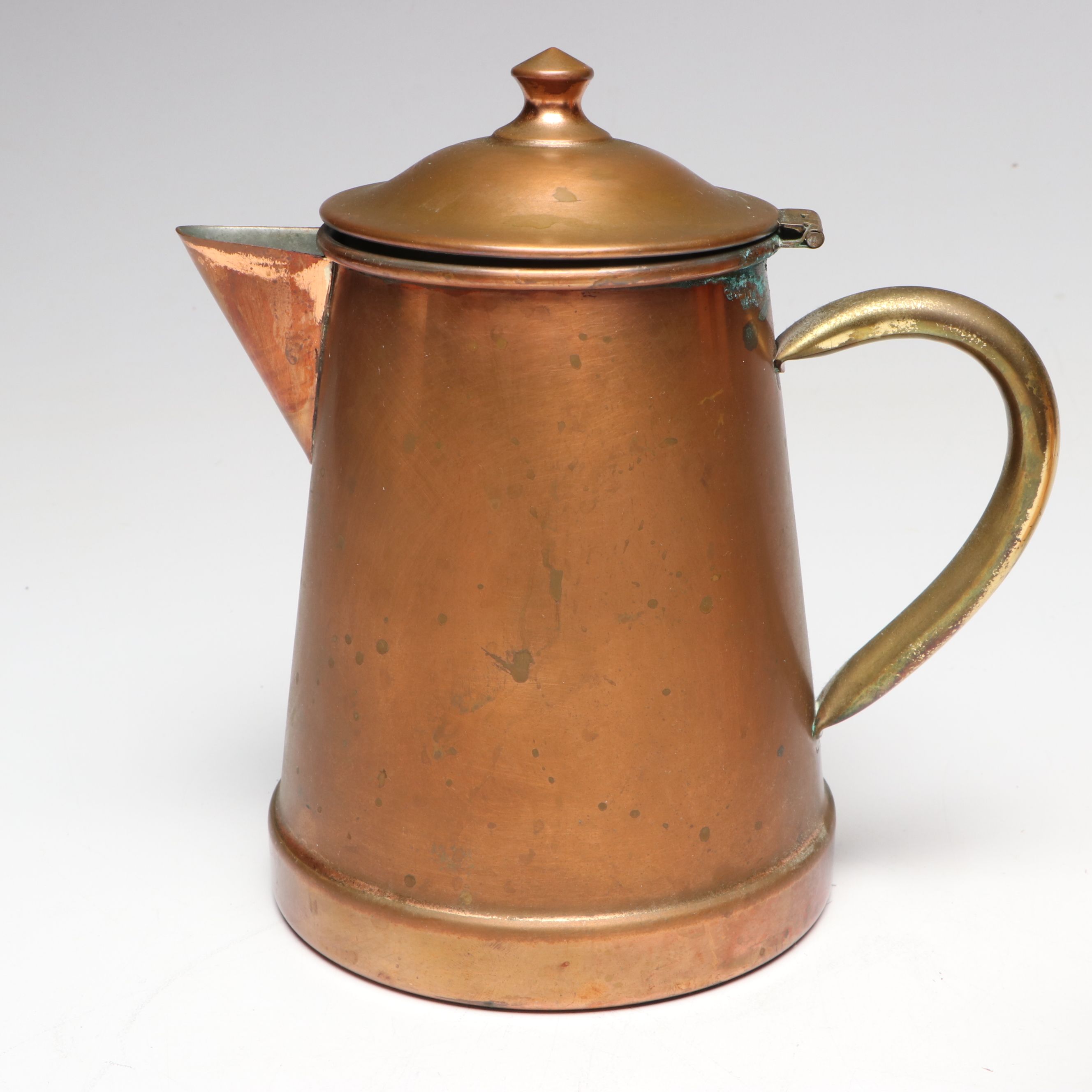 Tagus Copper Teapot and Coffee Pot with Douro Neapolitan Flip Coffee Maker