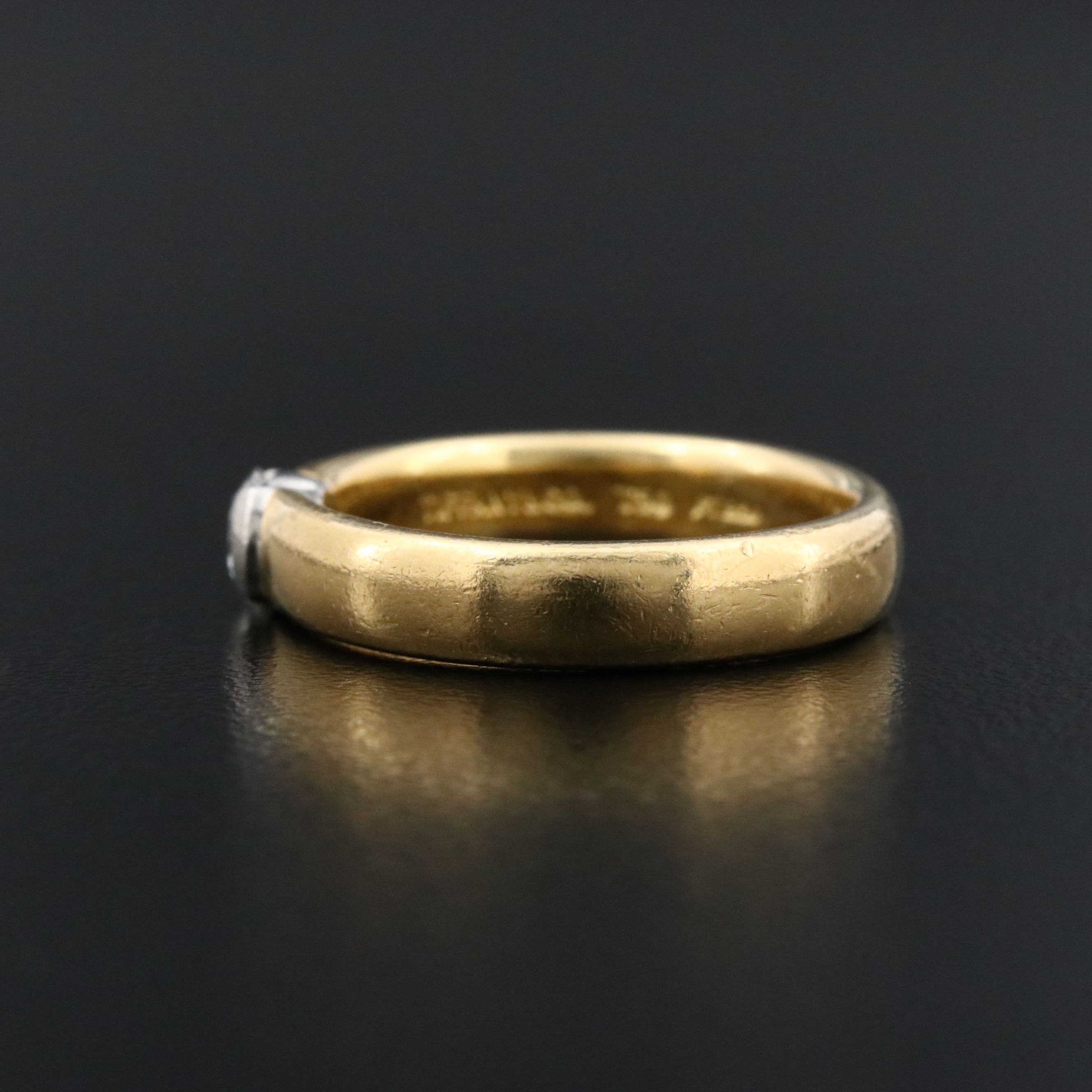 Tiffany & Co. Etoile 18K 0.30 CT Diamond Solitaire Ring