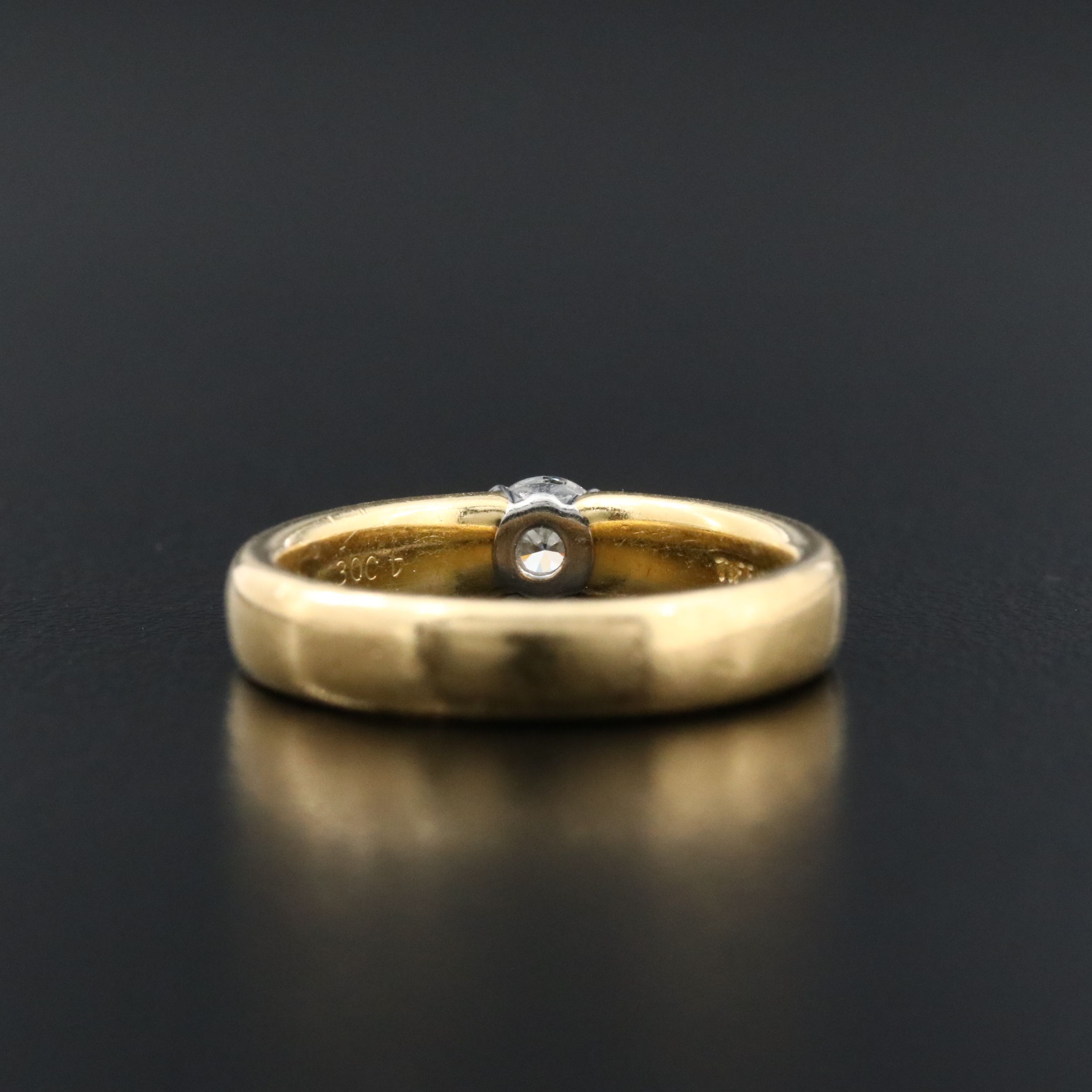 Tiffany & Co. Etoile 18K 0.30 CT Diamond Solitaire Ring