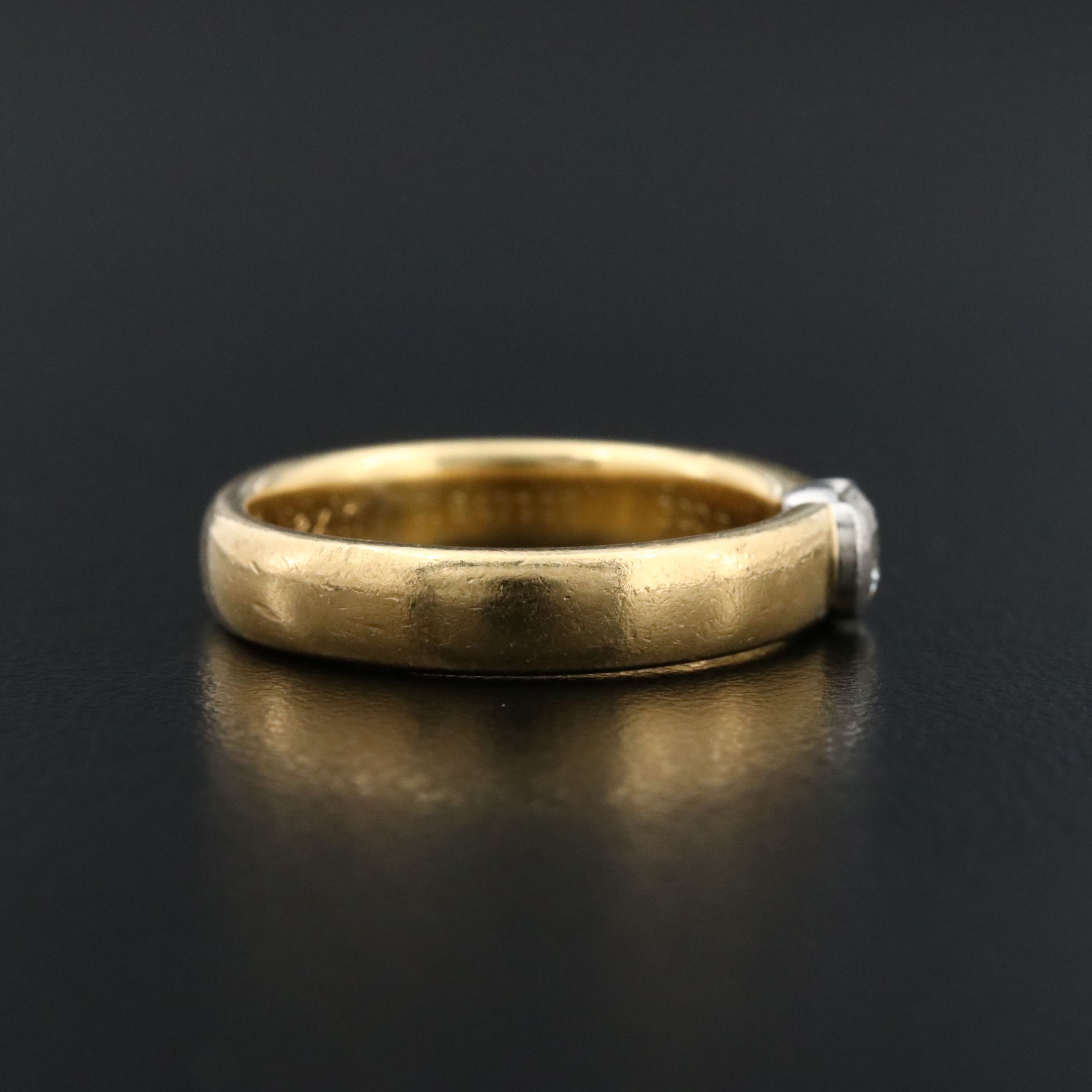 Tiffany & Co. Etoile 18K 0.30 CT Diamond Solitaire Ring