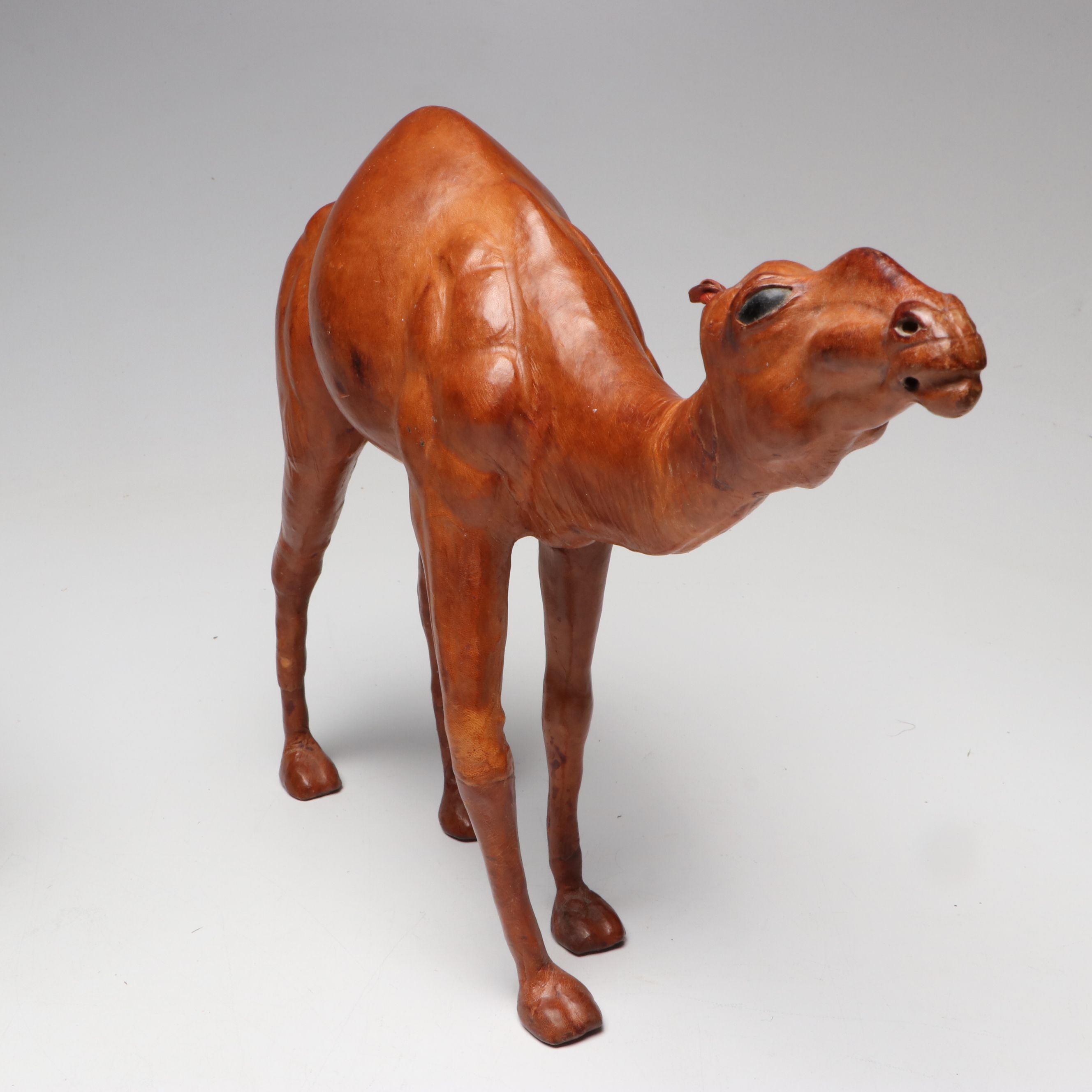 Leather-Wrapped Horse, Camel, Ibex and Kudu Figures