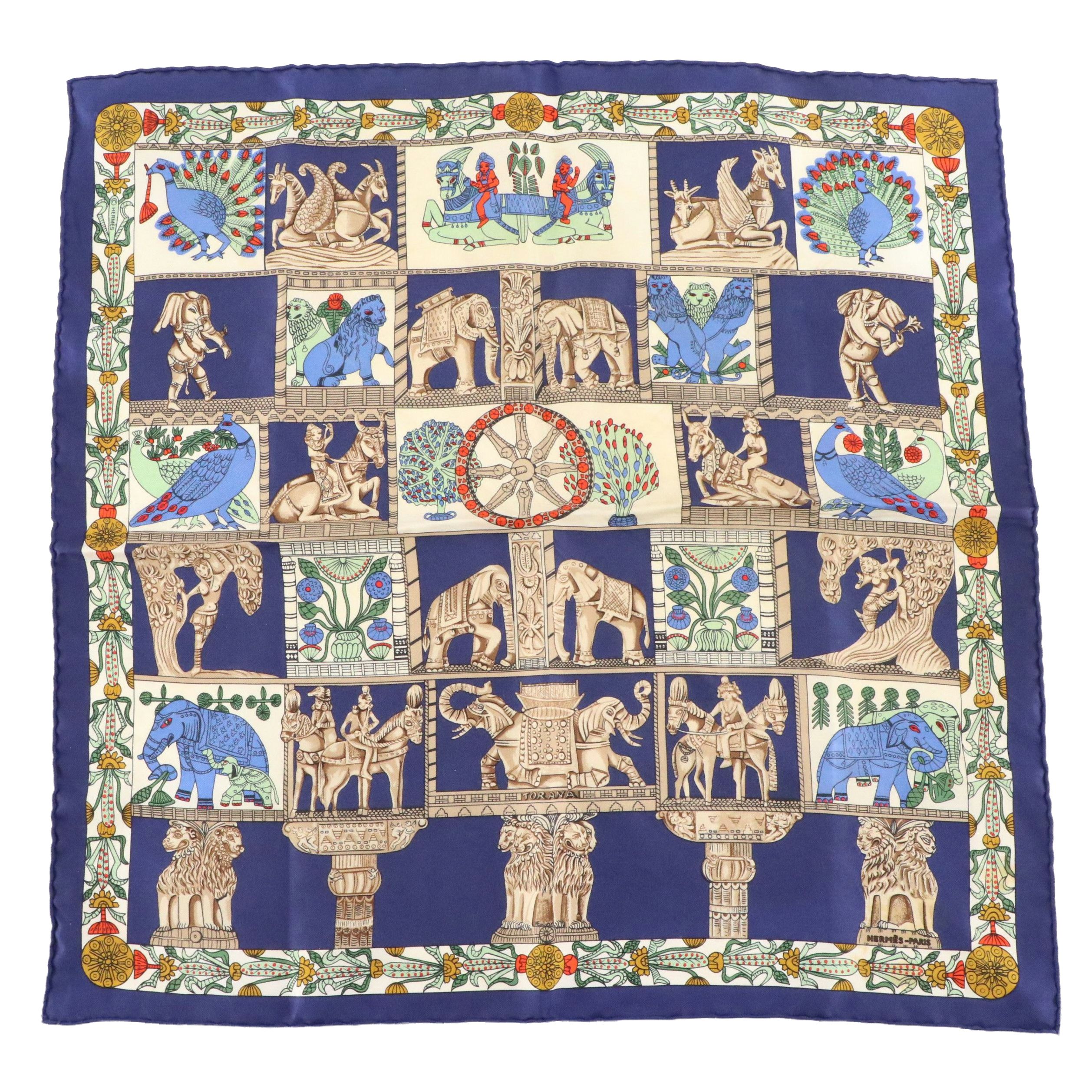 Hermès "Torana" Silk Gavroche
