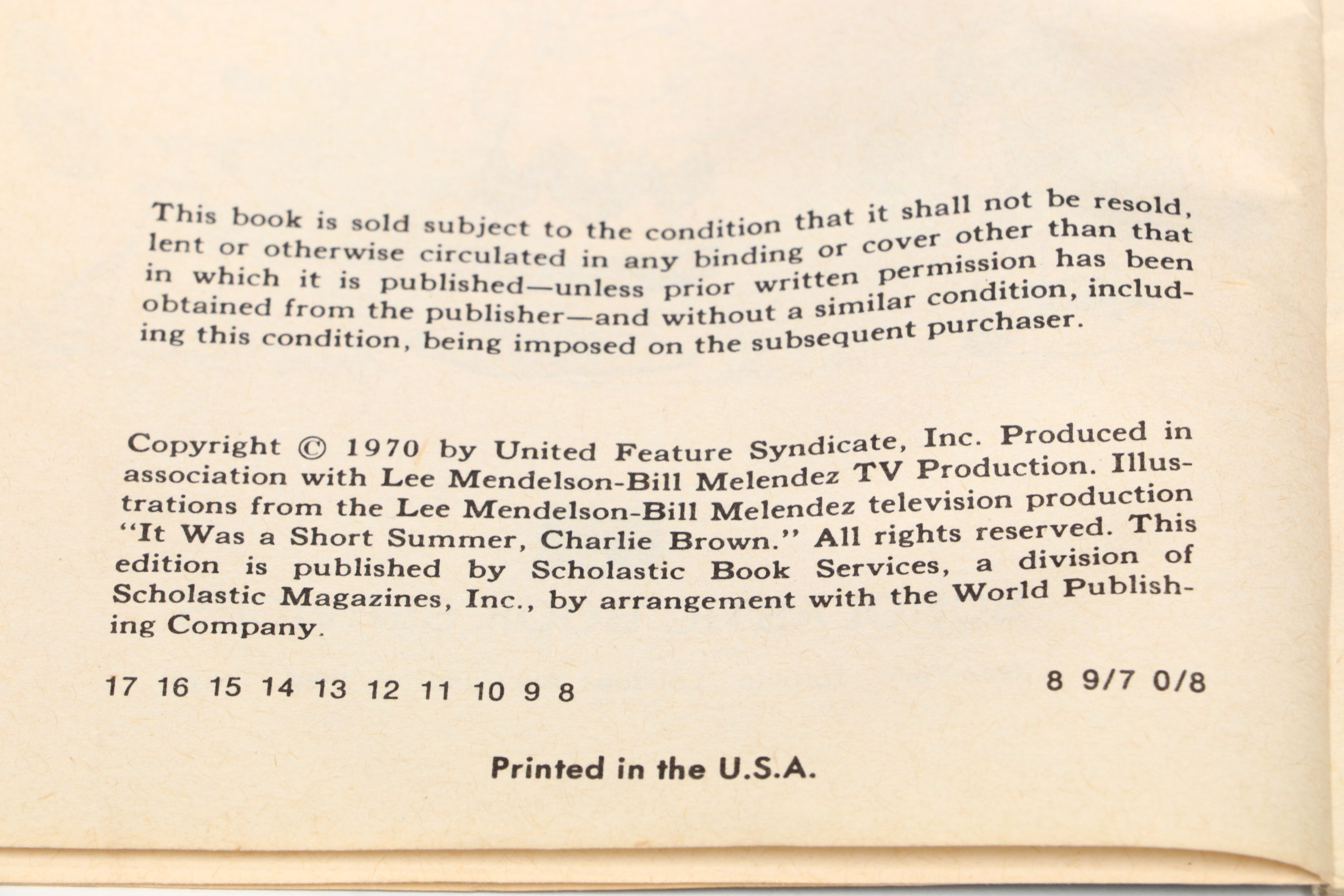 First Printing "It's the Great Pumpkin, Charlie Brown" and More Children's Books