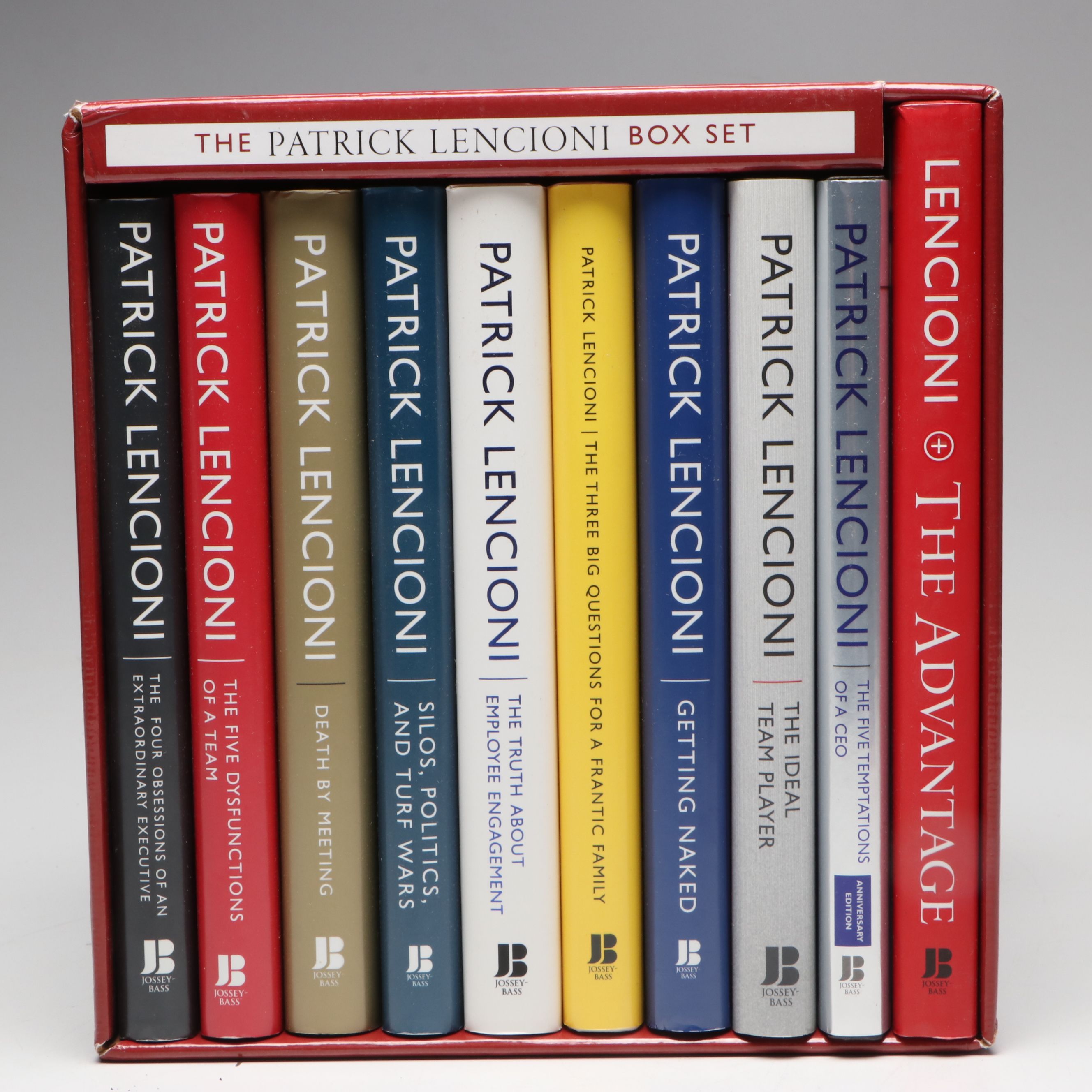 "The Patrick Lencioni Box Set" Business Management Ten-Volume Set, 2016