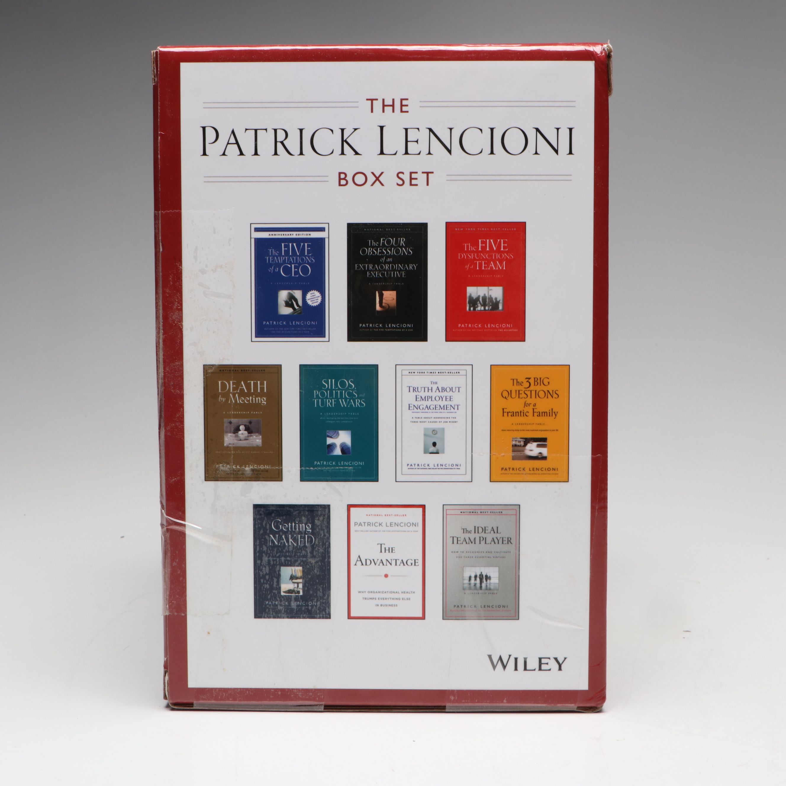 "The Patrick Lencioni Box Set" Business Management Ten-Volume Set, 2016