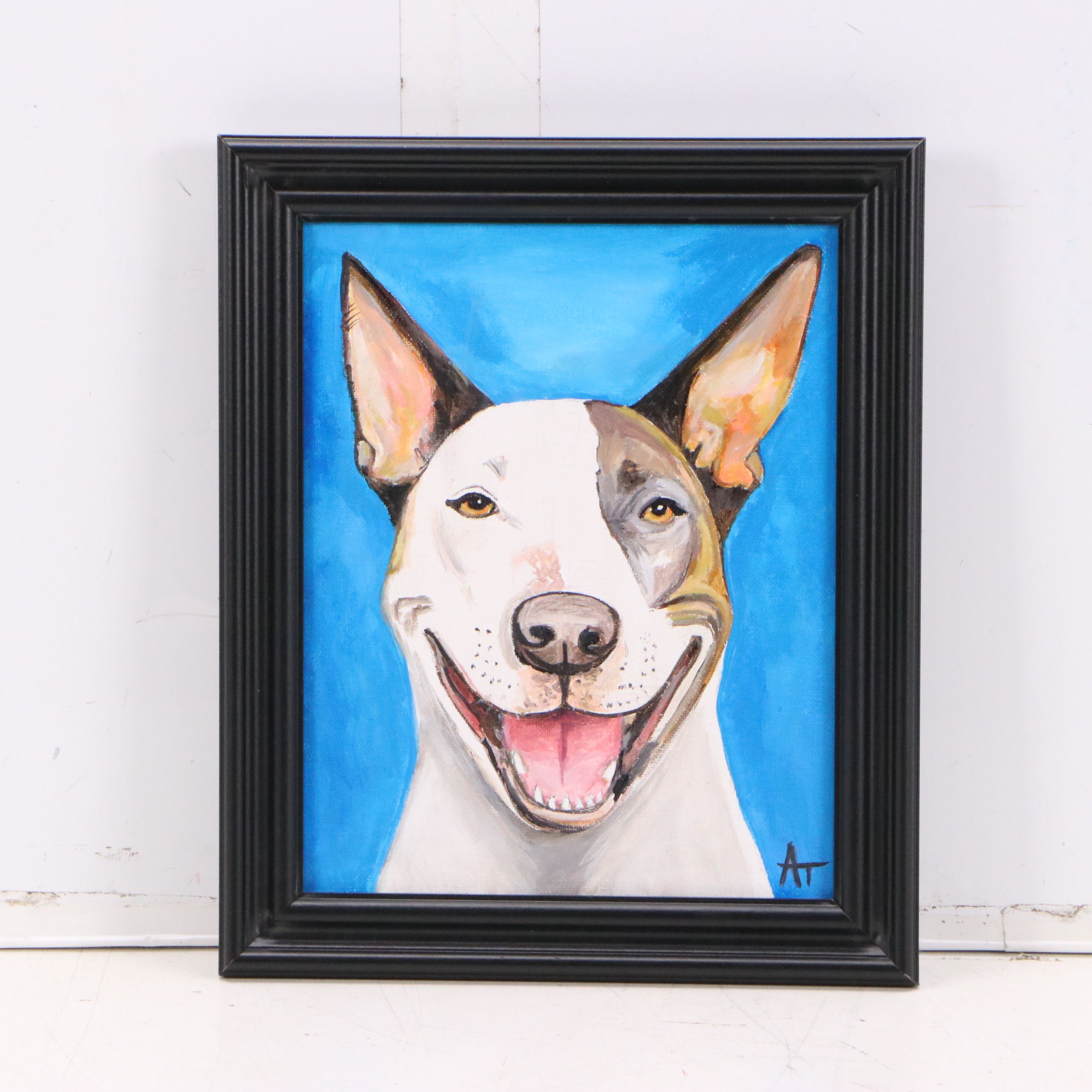 Ana Torres Acrylic "Bull Terrier," 2026