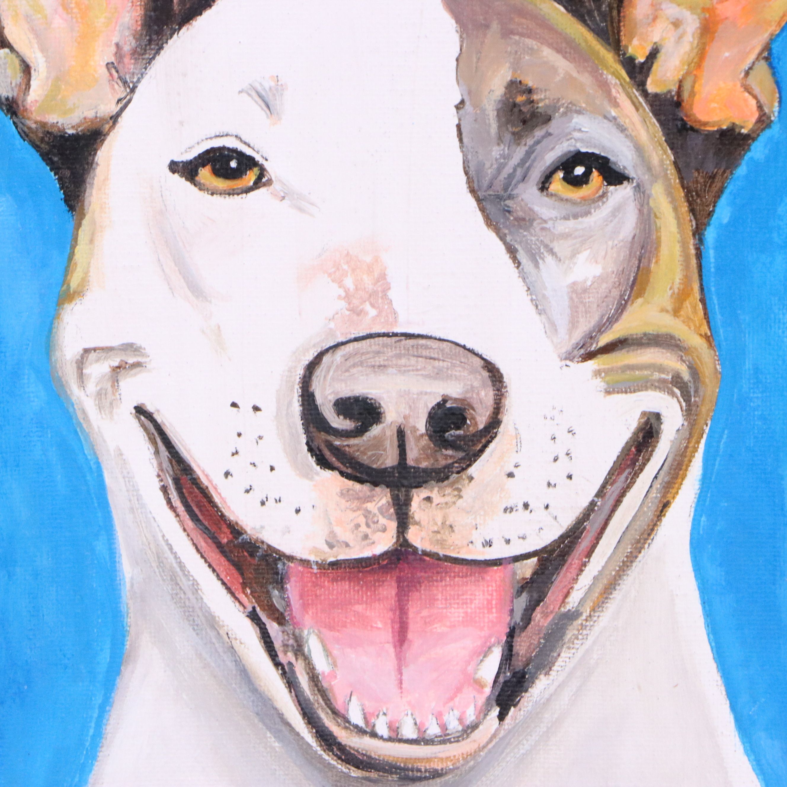Ana Torres Acrylic "Bull Terrier," 2026