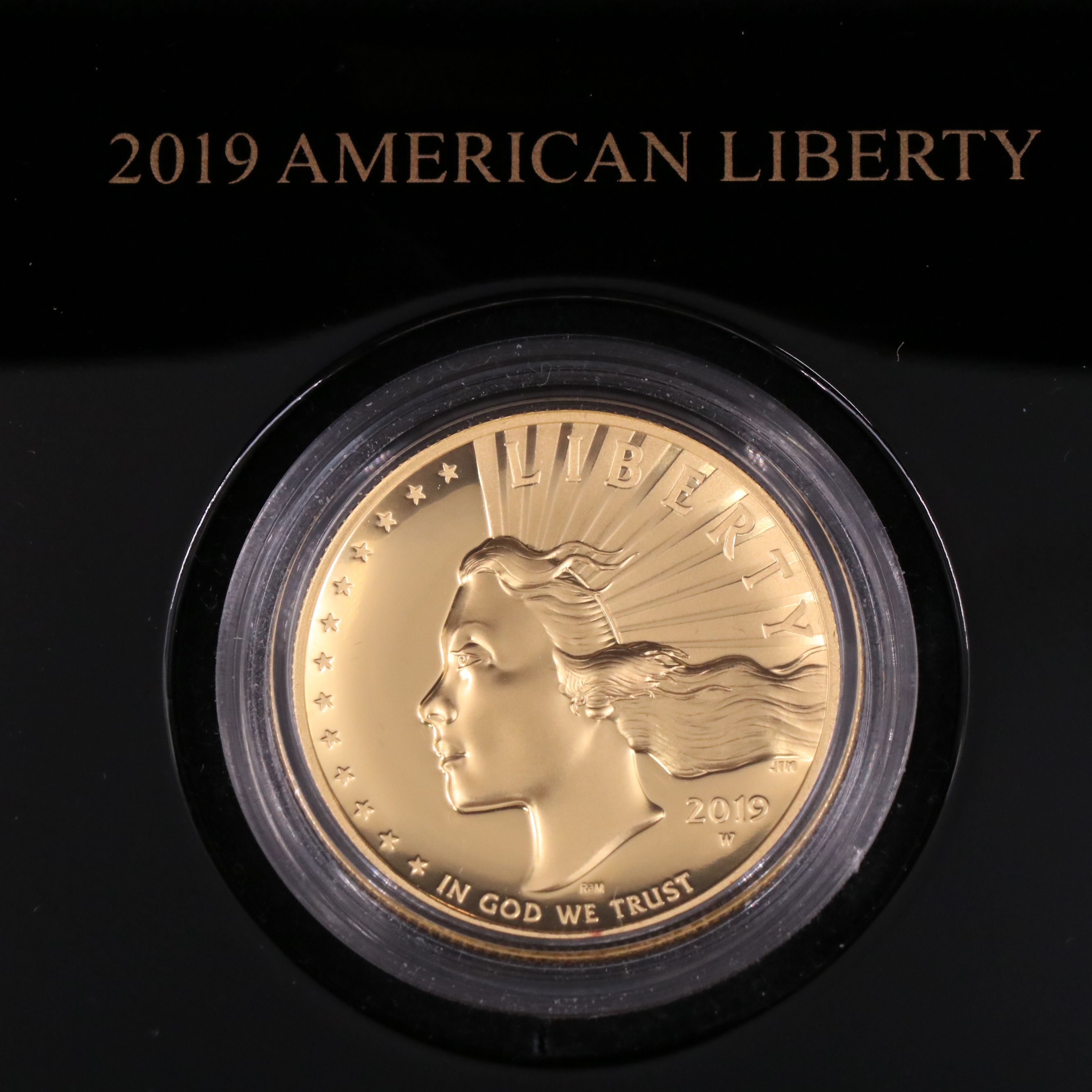 2019-W American Liberty One-Ounce High Relief $100 Fine Gold Coin