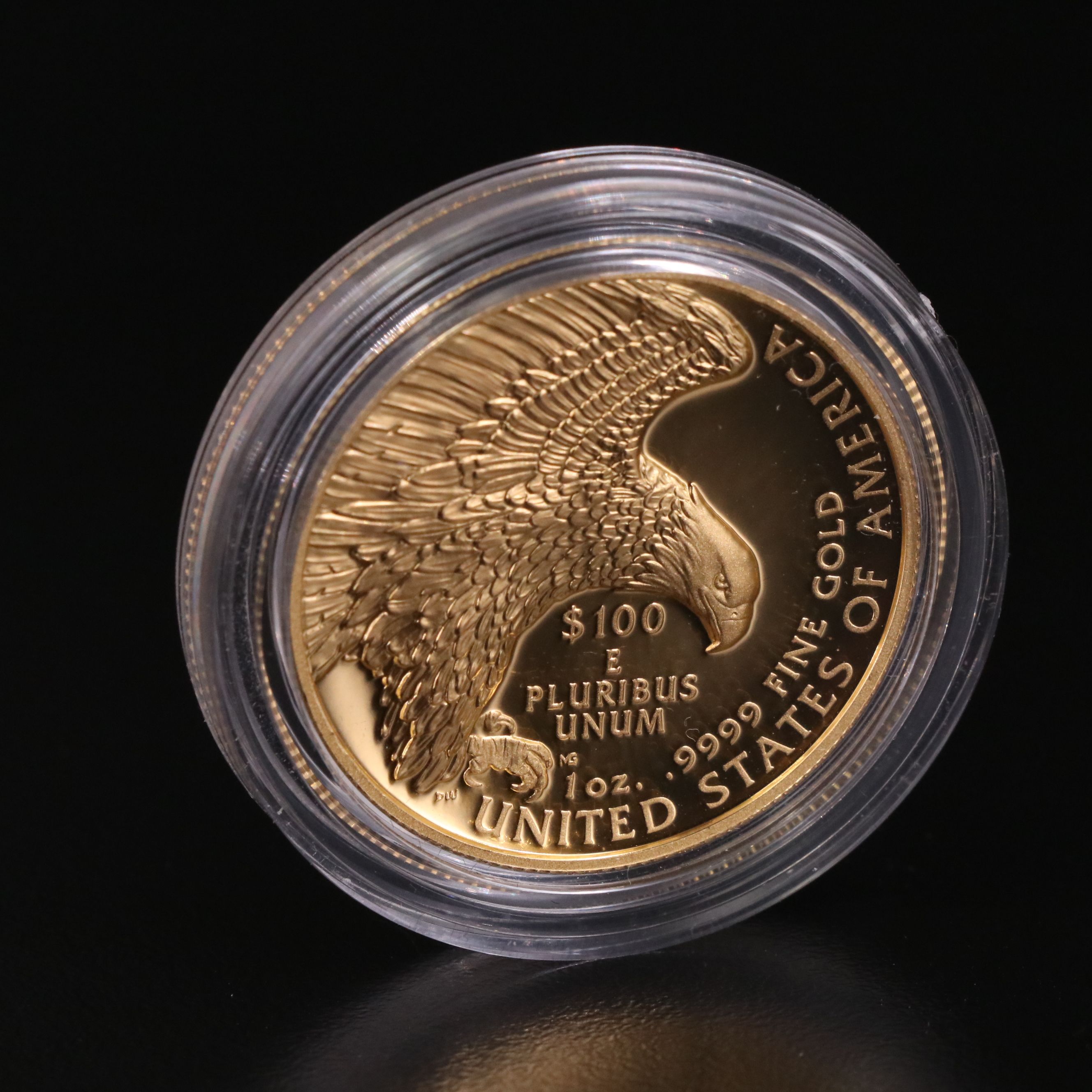 2019-W American Liberty One-Ounce High Relief $100 Fine Gold Coin