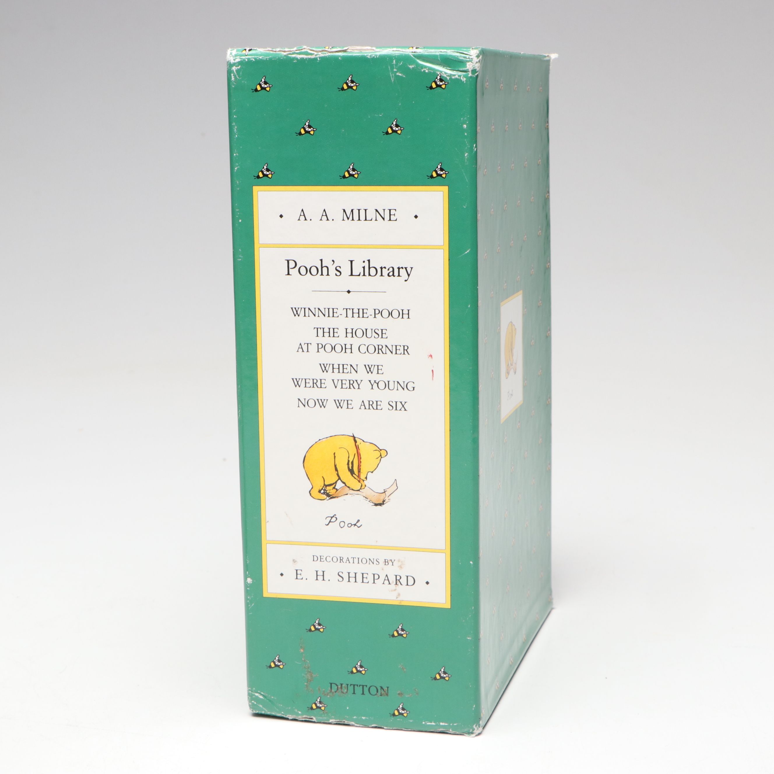 "Pooh's Library" Winnie-the-Pooh Box Set by A. A. Milne, 1976