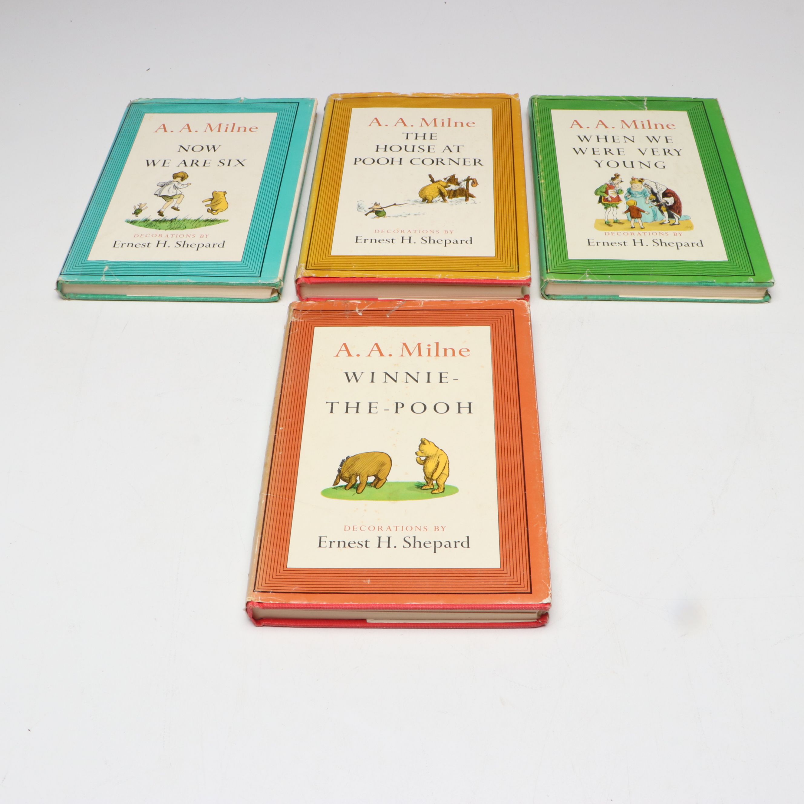 "Pooh's Library" Winnie-the-Pooh Box Set by A. A. Milne, 1976
