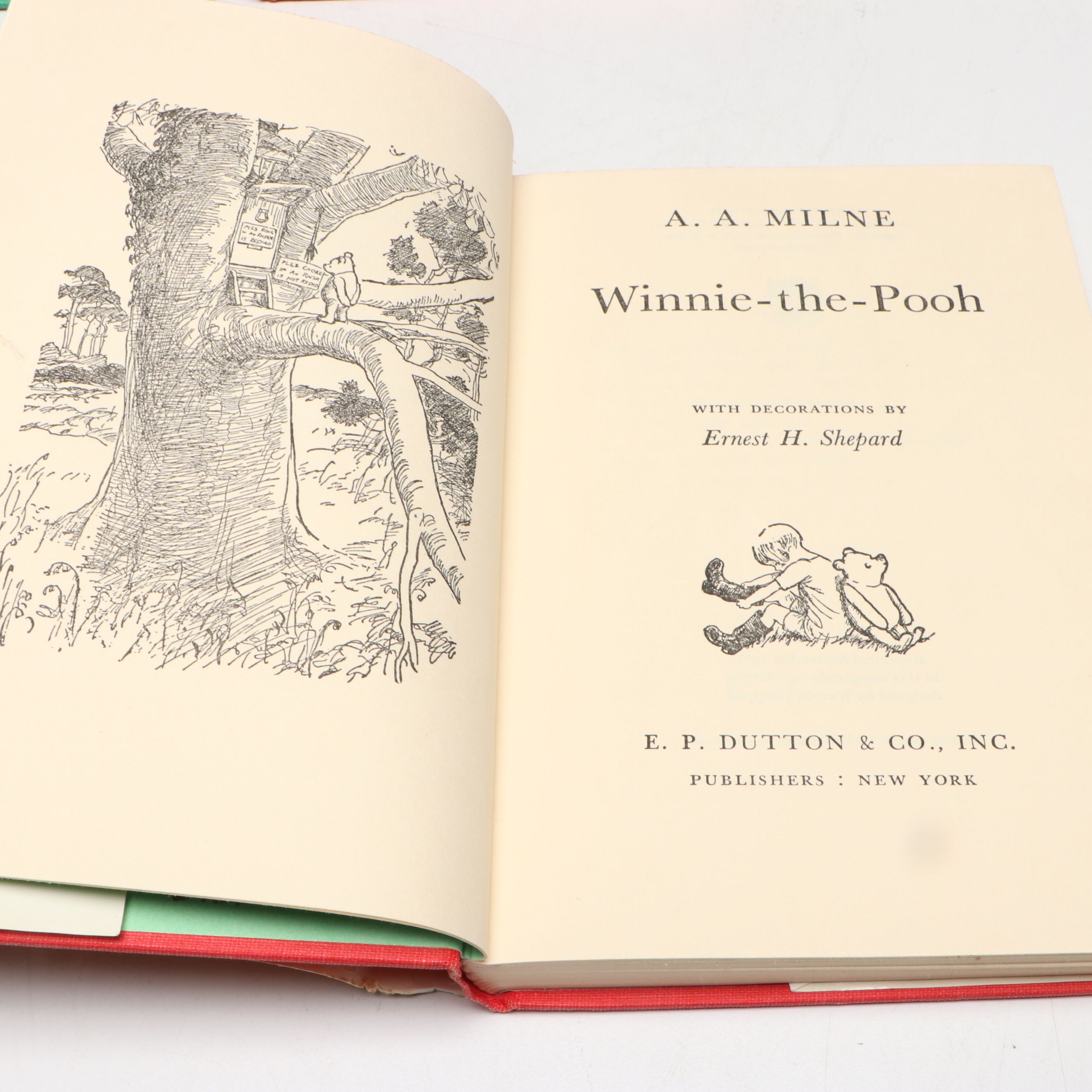 "Pooh's Library" Winnie-the-Pooh Box Set by A. A. Milne, 1976