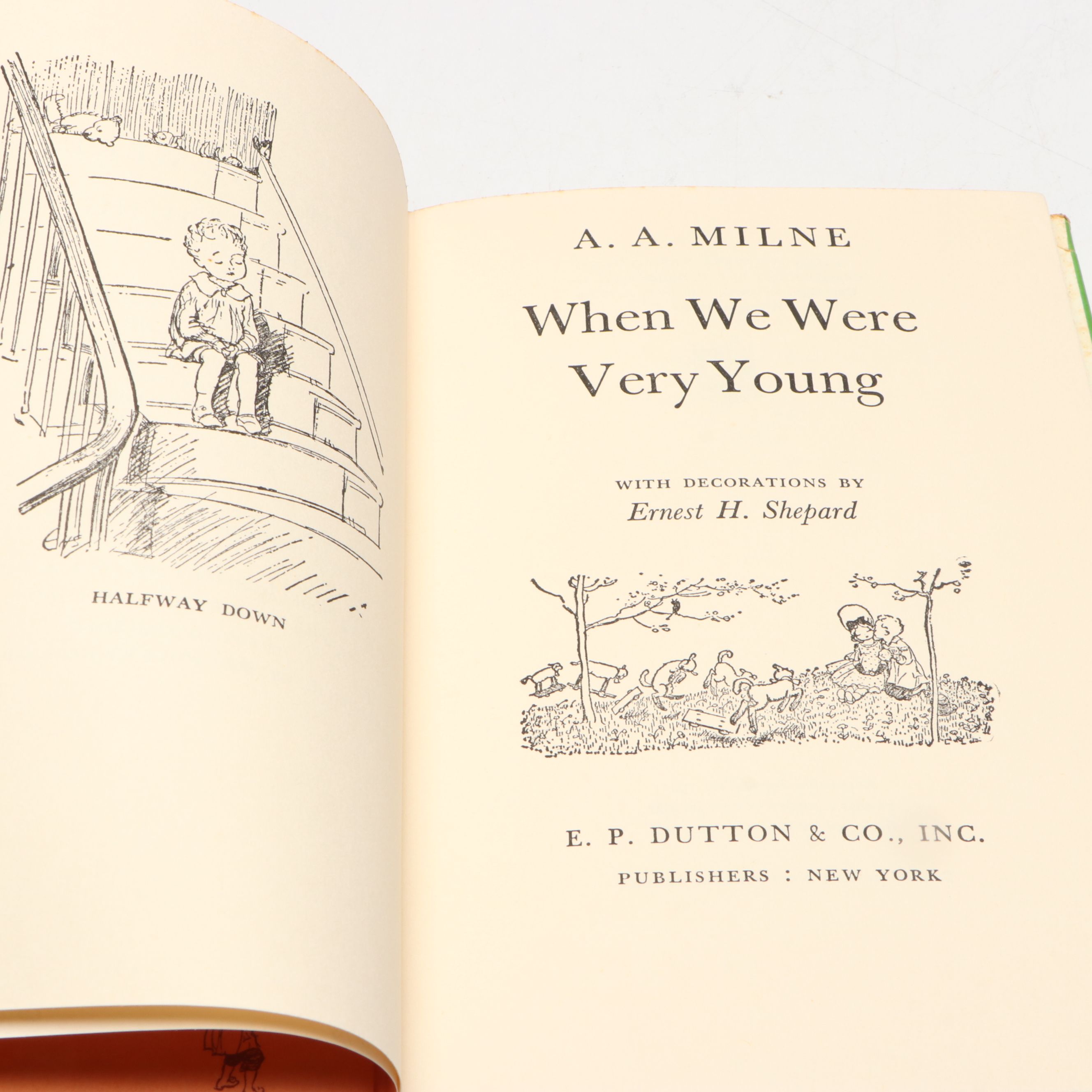 "Pooh's Library" Winnie-the-Pooh Box Set by A. A. Milne, 1976