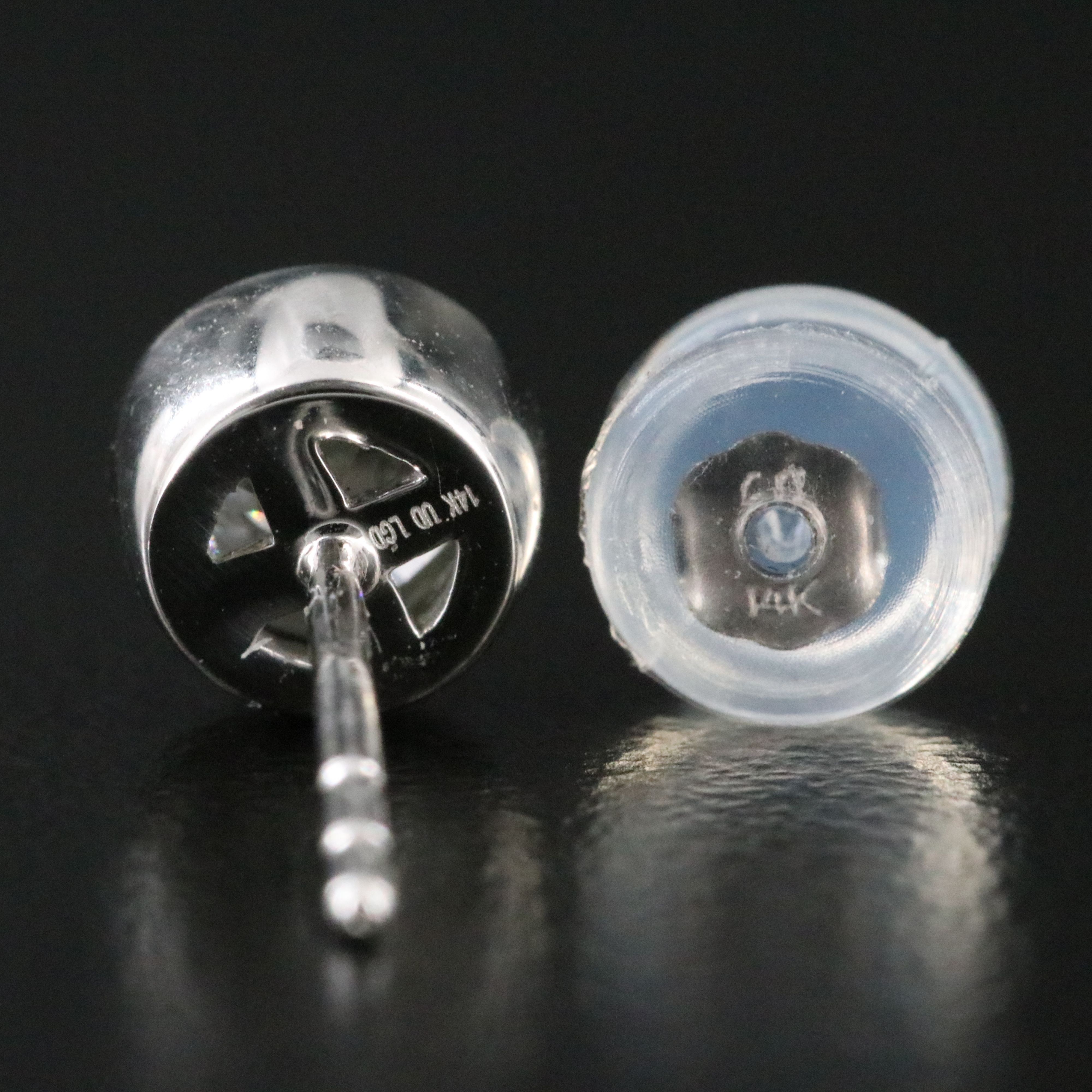 14K 1.26 CTW Lab Grown Diamond Stud Earrings