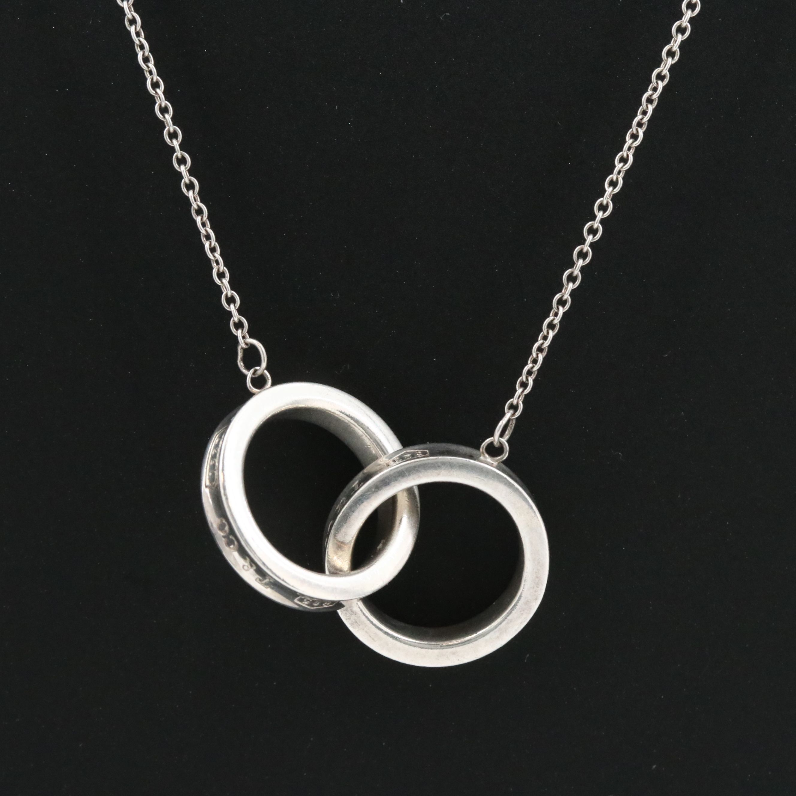 Tiffany & Co. 1837 Sterling Interlocking Circles Necklace