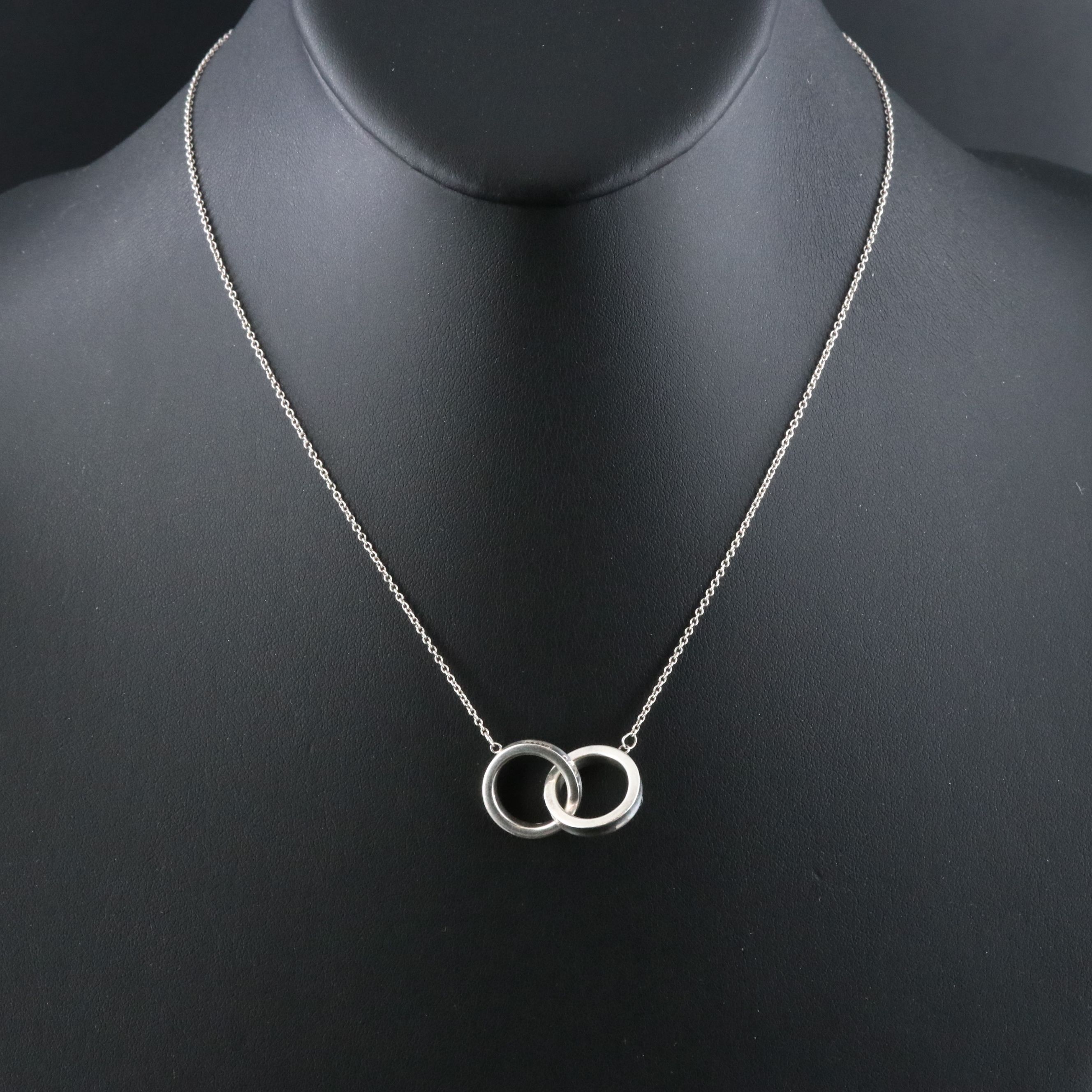 Tiffany & Co. 1837 Sterling Interlocking Circles Necklace