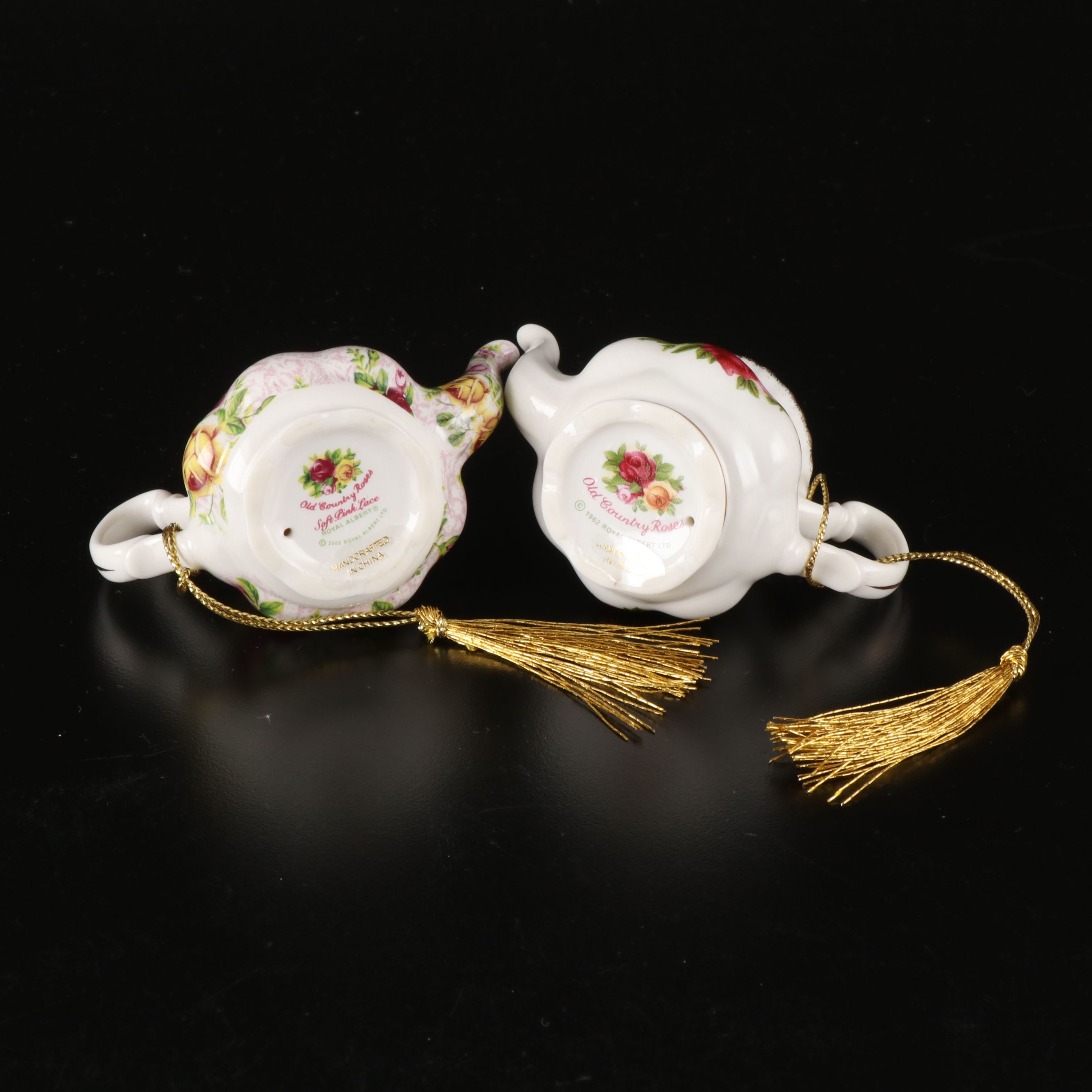 Catherine McClung Lenox Cardinal and Other Diminutive Teapot Ornaments