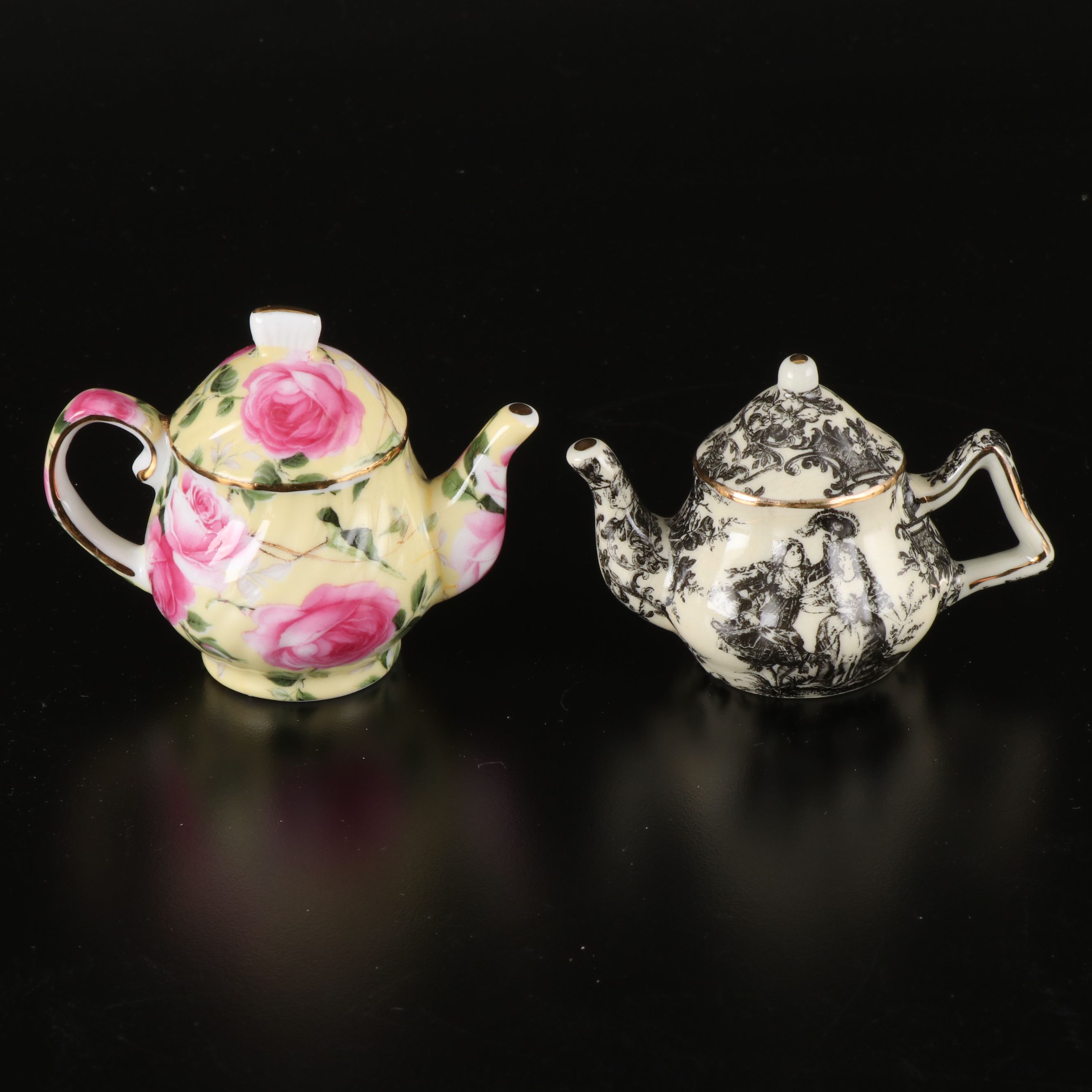 Catherine McClung Lenox Cardinal and Other Diminutive Teapot Ornaments