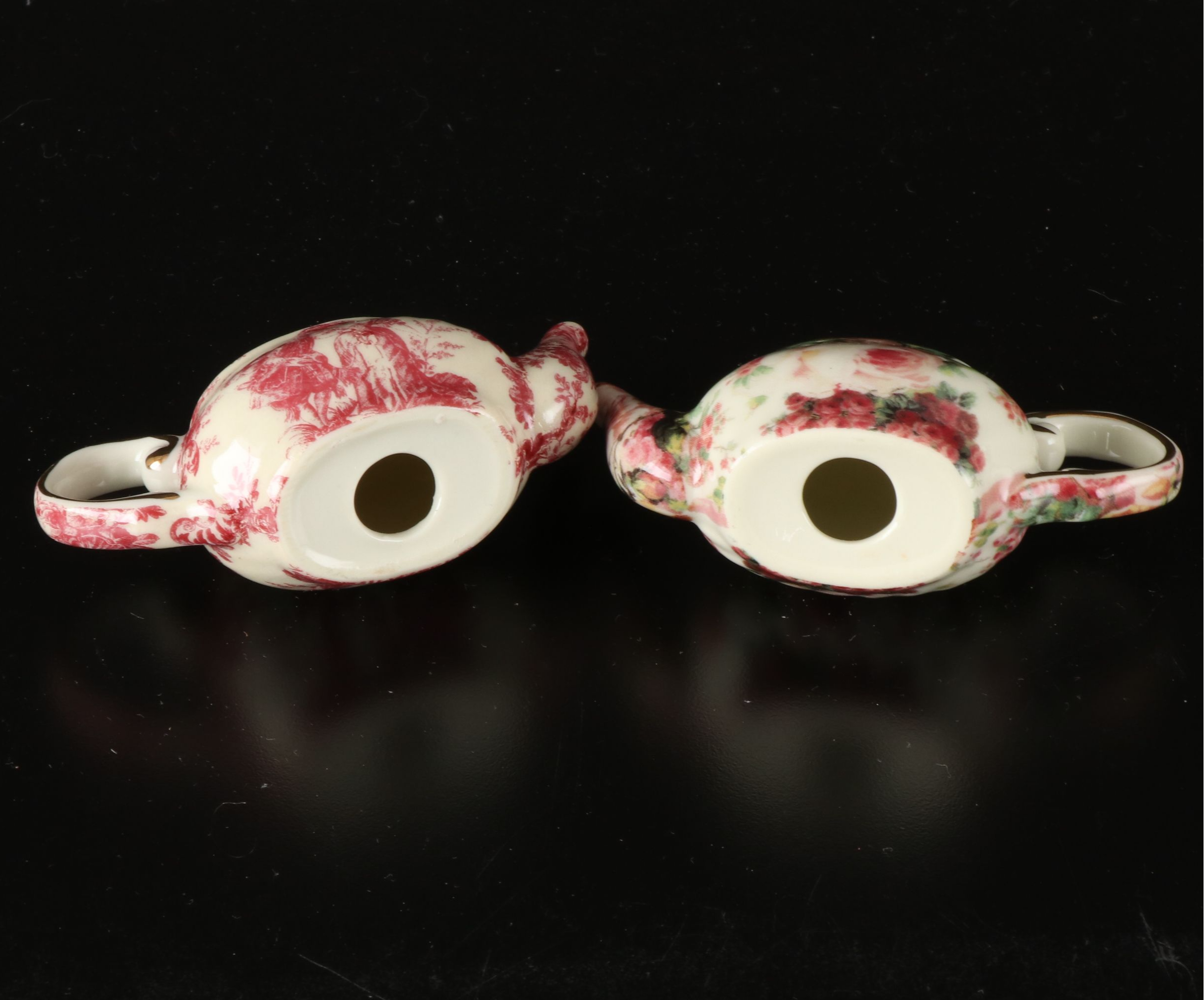 Catherine McClung Lenox Cardinal and Other Diminutive Teapot Ornaments