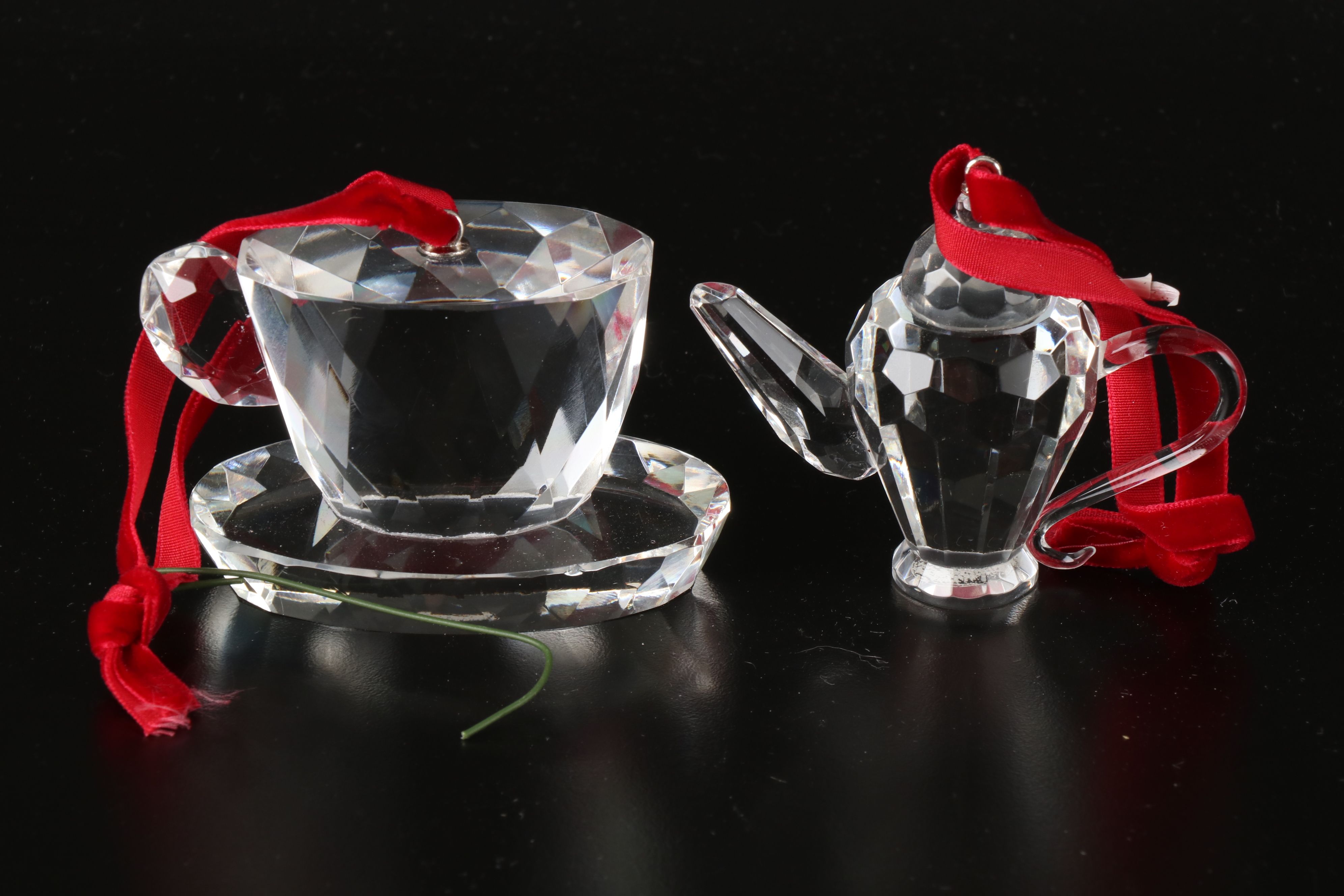 Catherine McClung Lenox Cardinal and Other Diminutive Teapot Ornaments