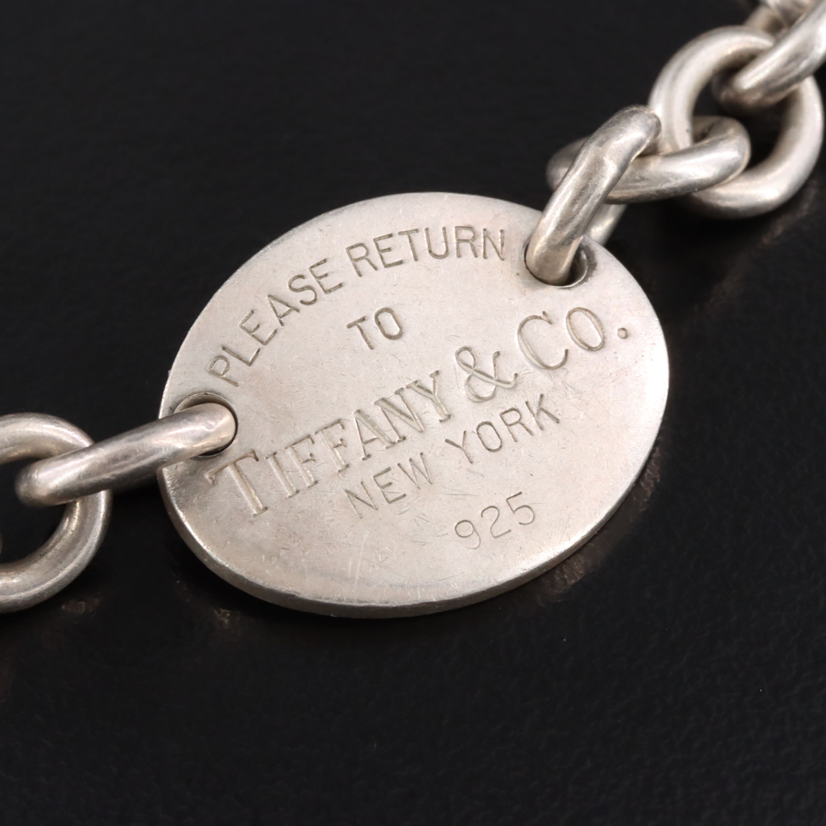 Tiffany & Co. Return to Tiffany Sterling Oval Tag Bracelet