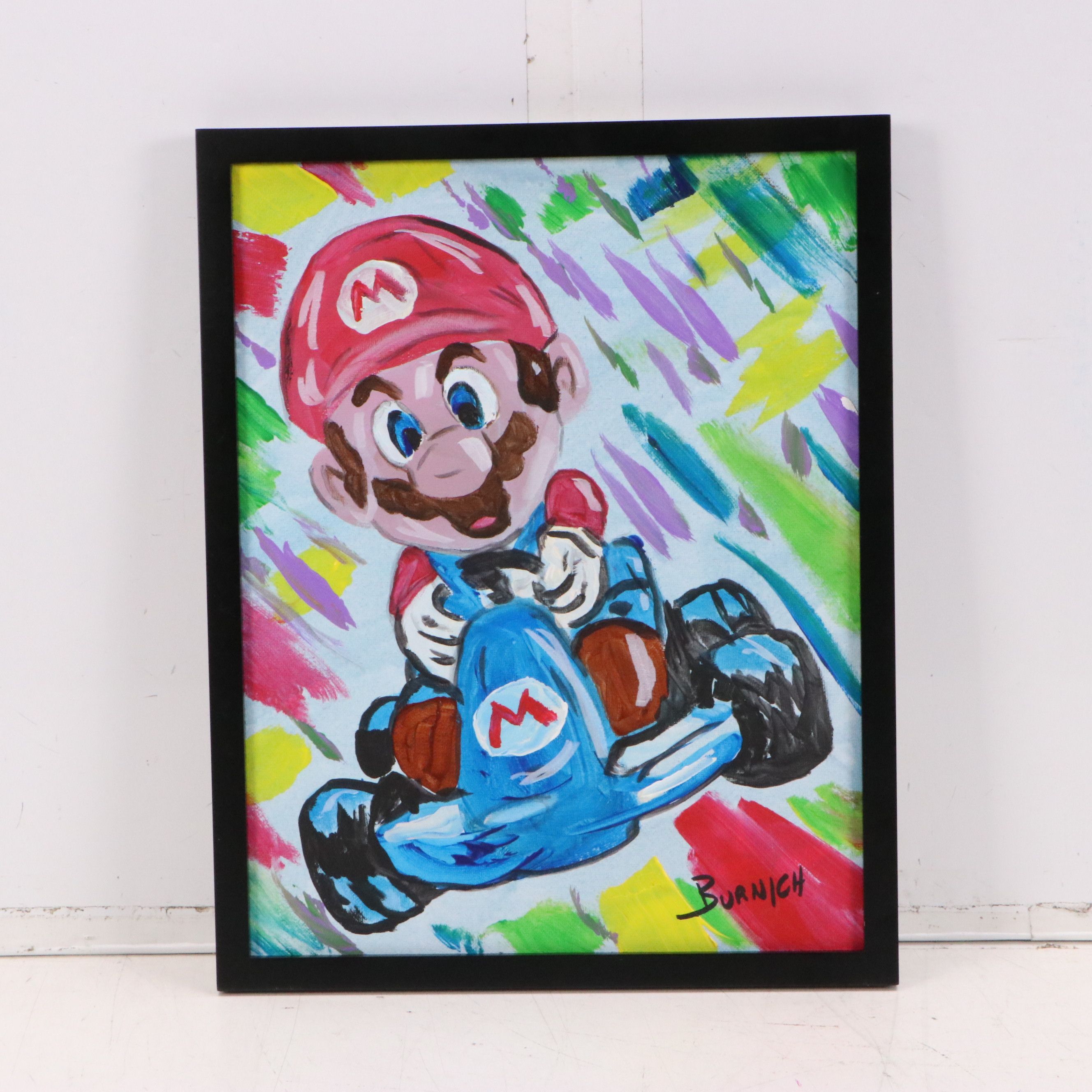 Joe Burnich Pop Art Acrylic Painting, 2026