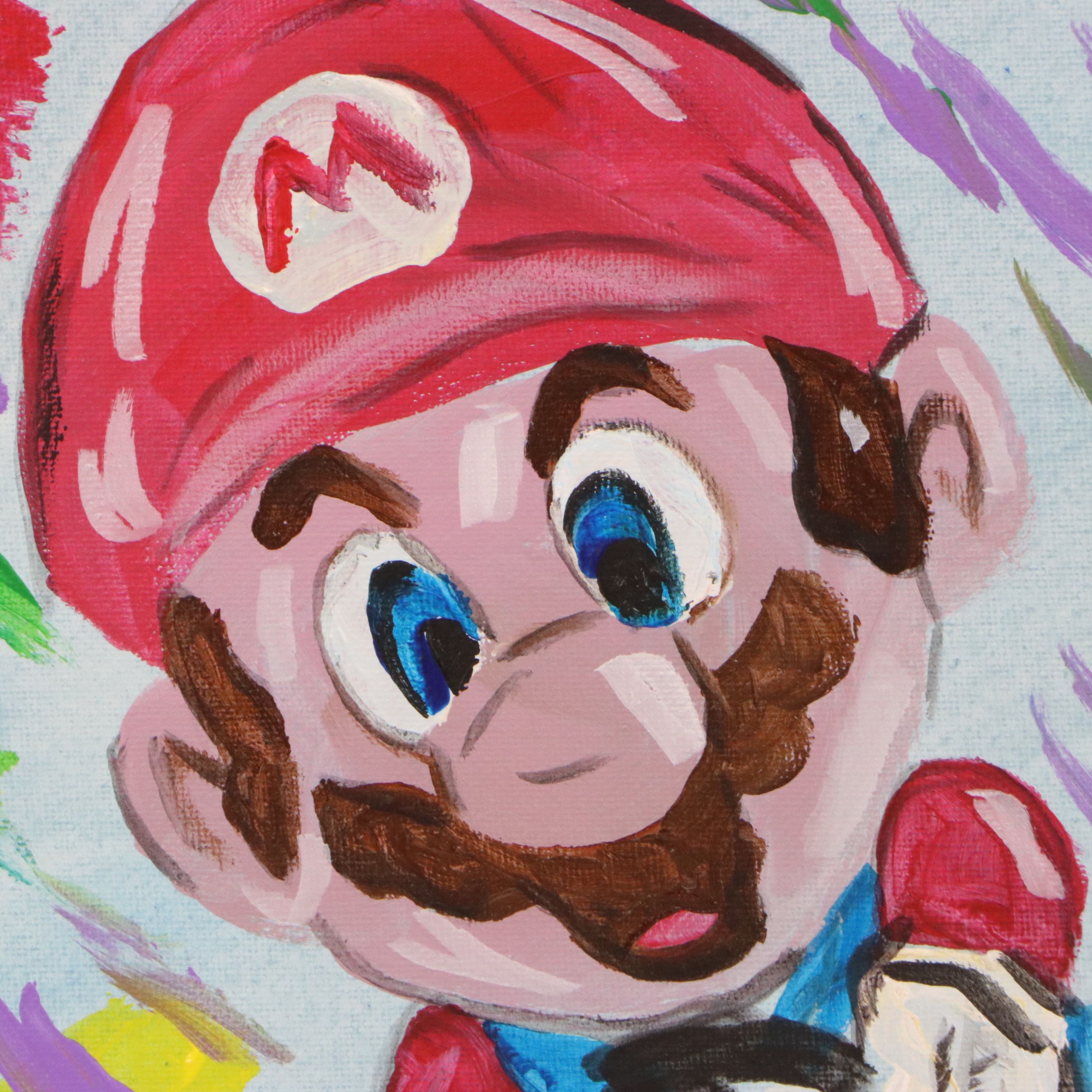 Joe Burnich Pop Art Acrylic Painting, 2026