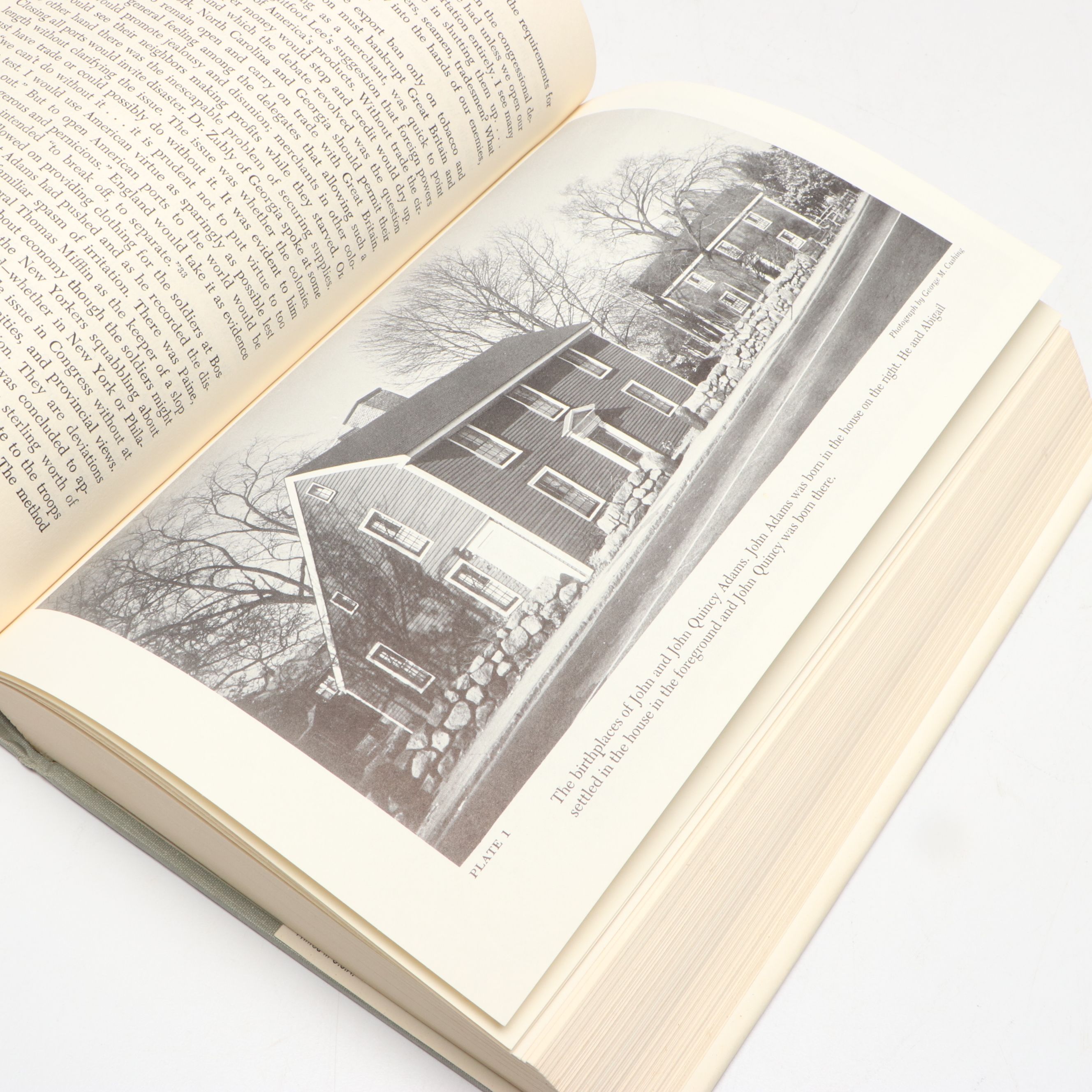 Book Club Edition "John Adams" by Page Smith Two-Volume Set, 1962