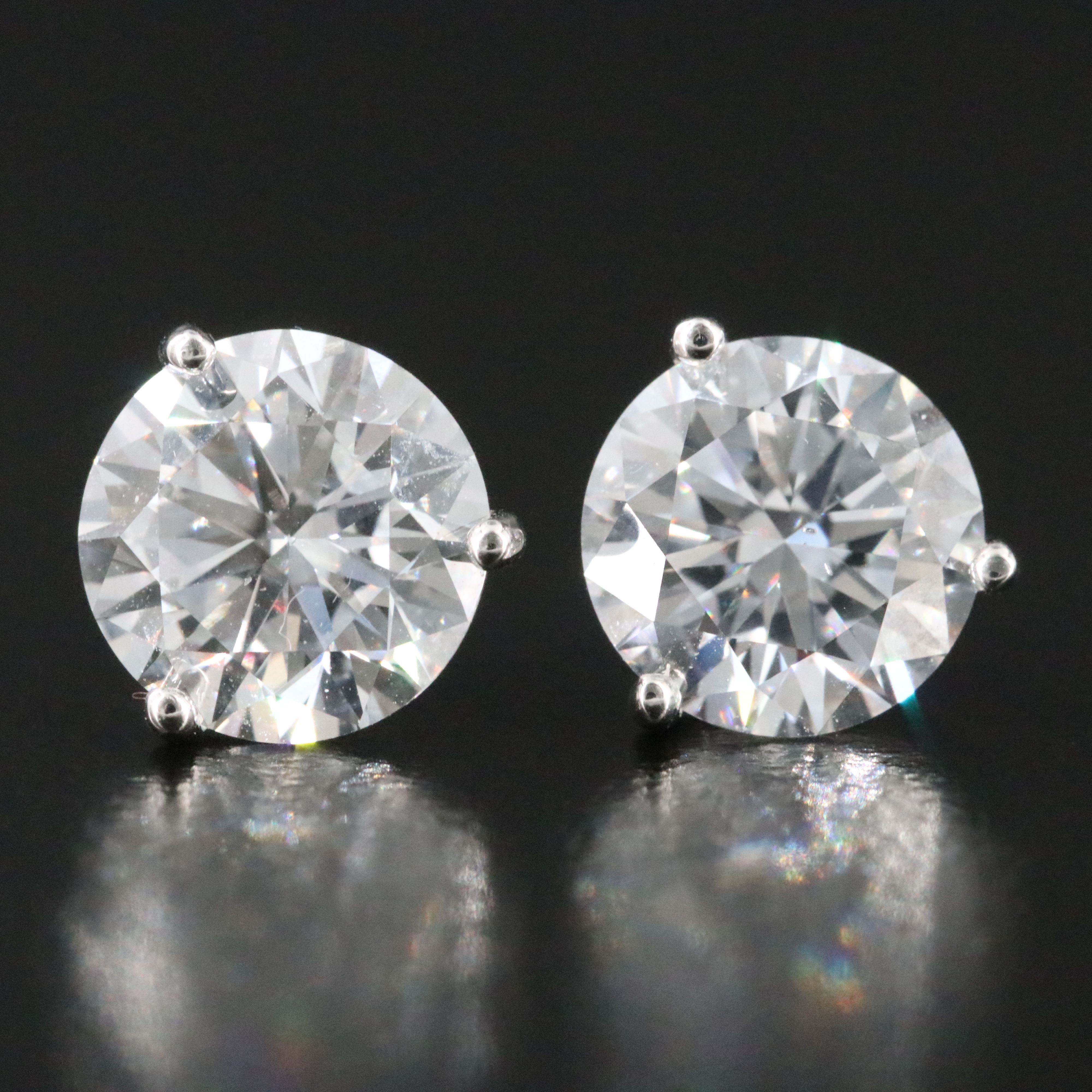14K 3.00 CTW Lab Grown Diamond Stud Earrings
