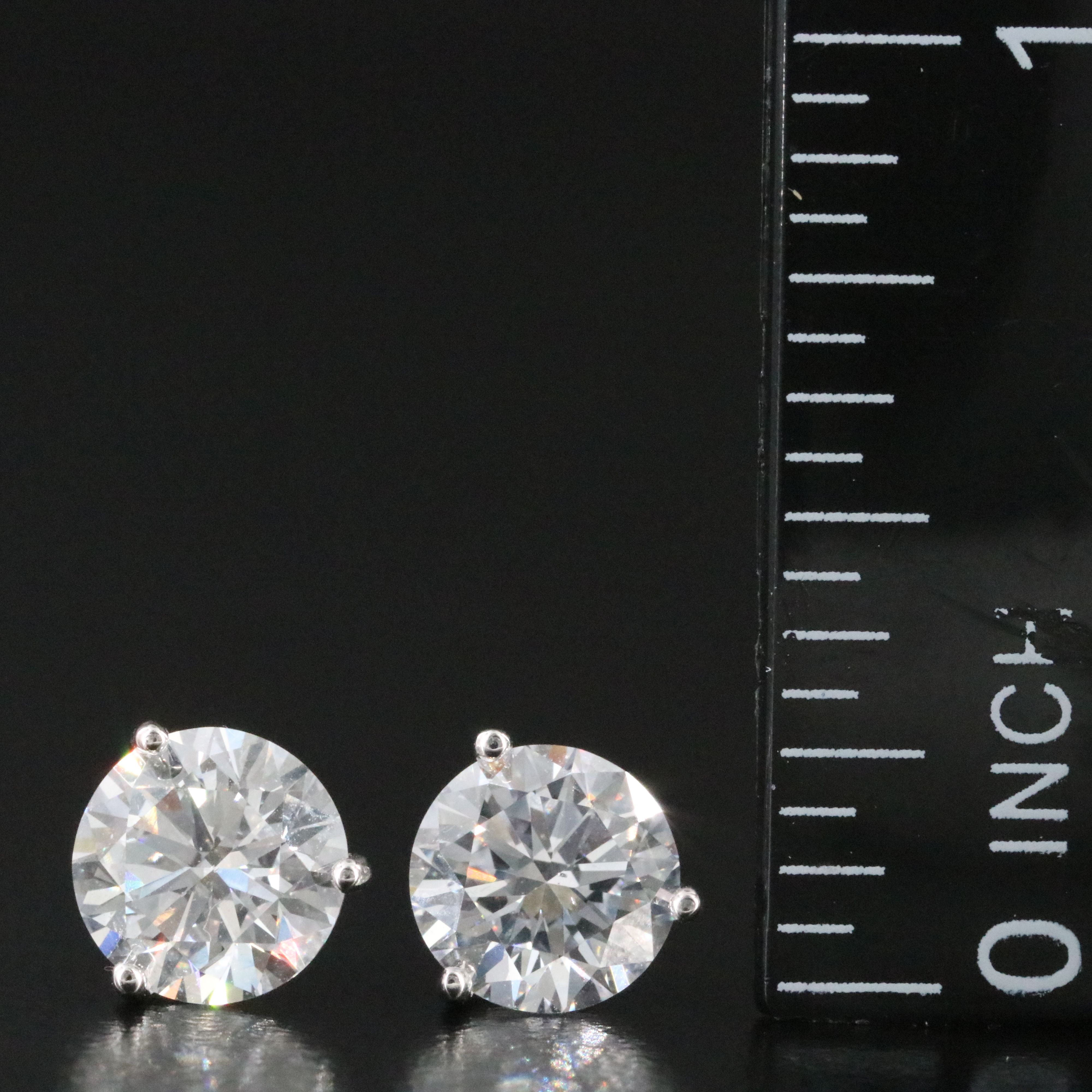 14K 3.00 CTW Lab Grown Diamond Stud Earrings