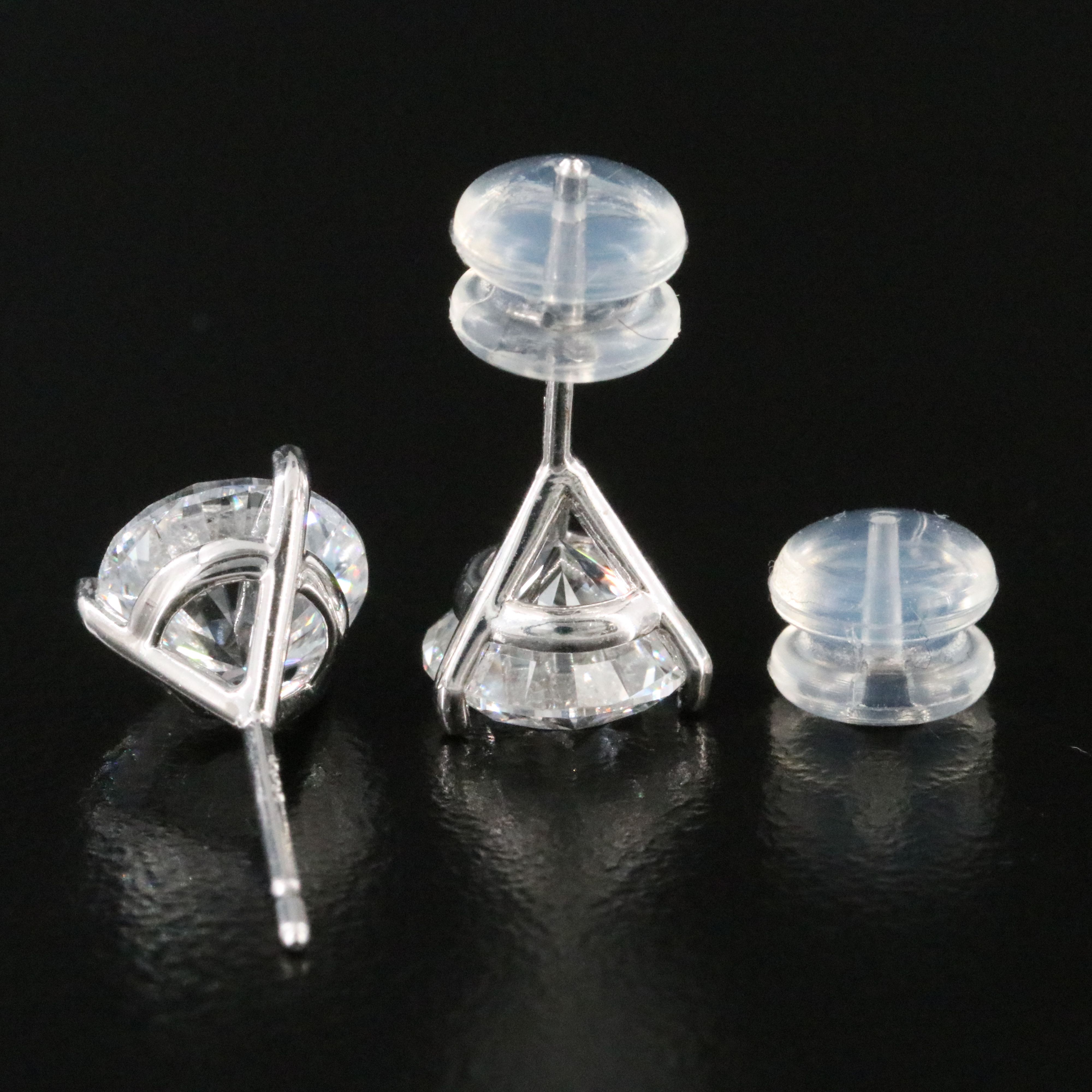 14K 3.00 CTW Lab Grown Diamond Stud Earrings