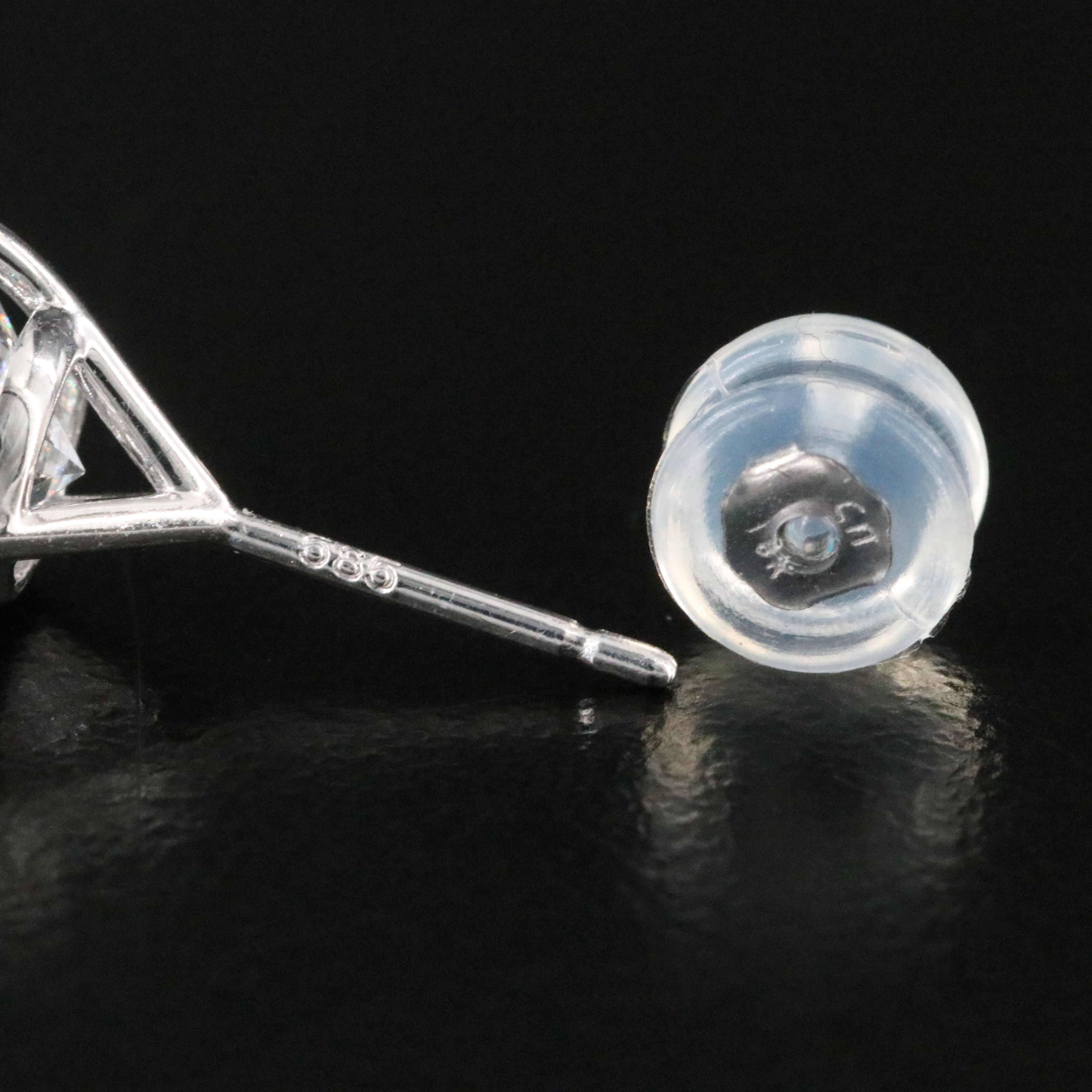 14K 3.00 CTW Lab Grown Diamond Stud Earrings