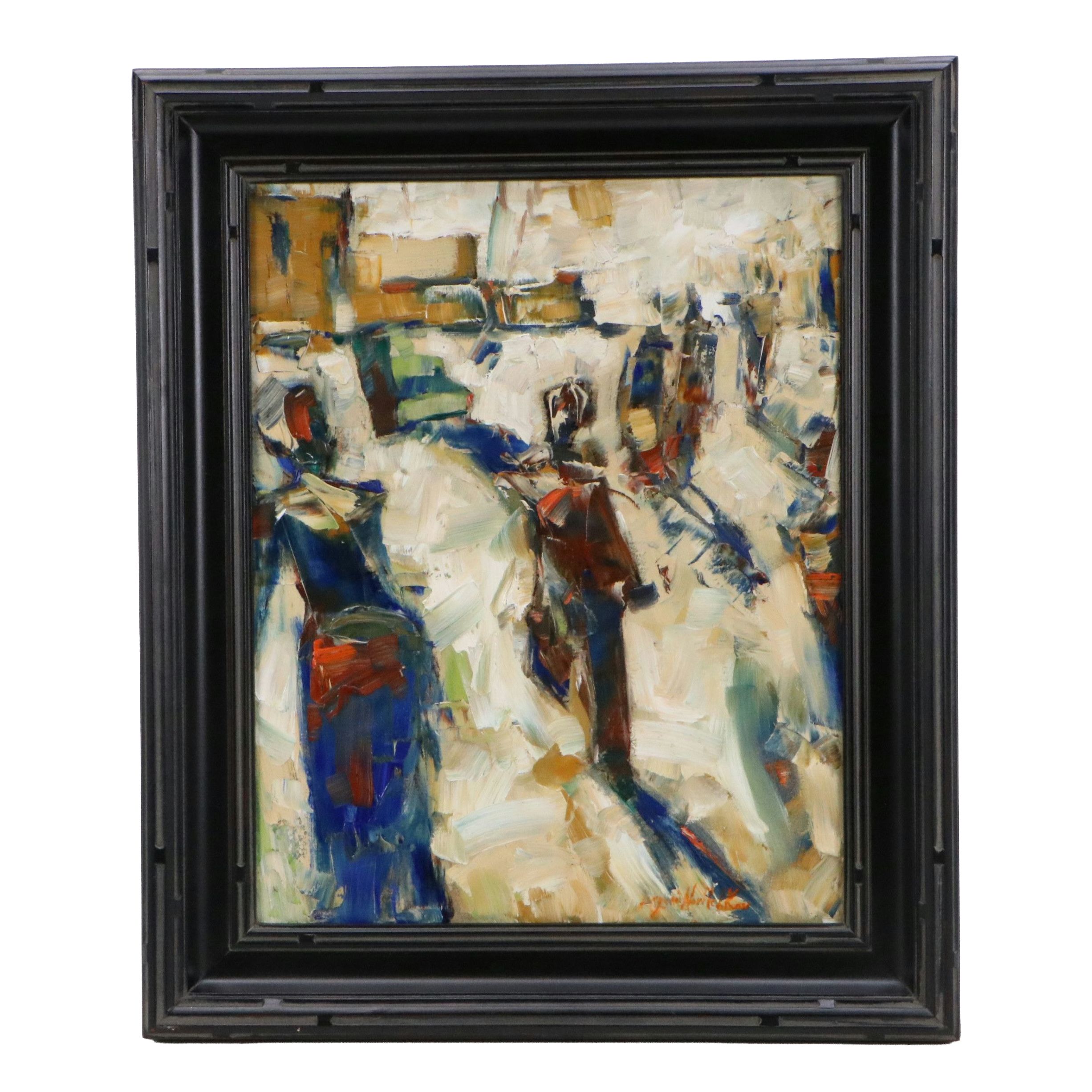 Serguei Novitchkov Oil Painting "Spiral Motion," 2026