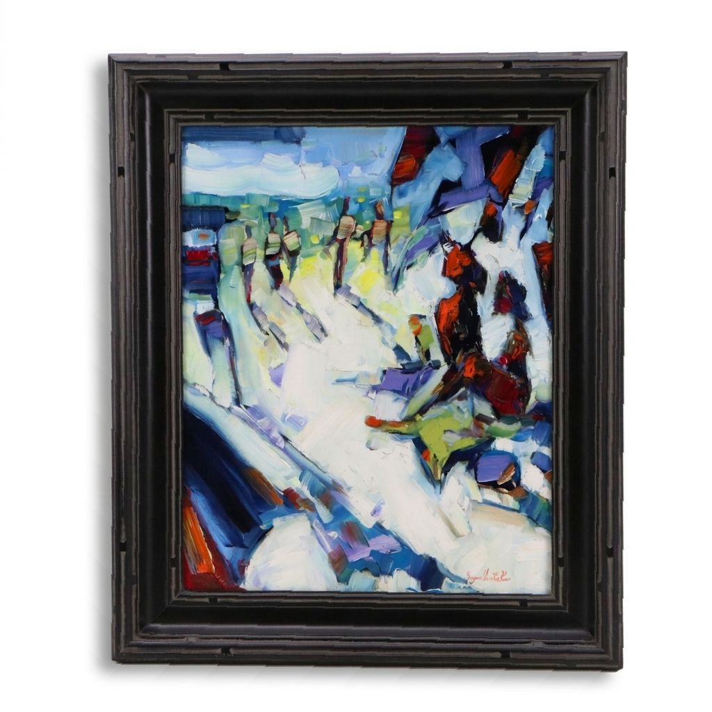 Serguei Novitchkov Oil Painting "Long Beach, California," 2026