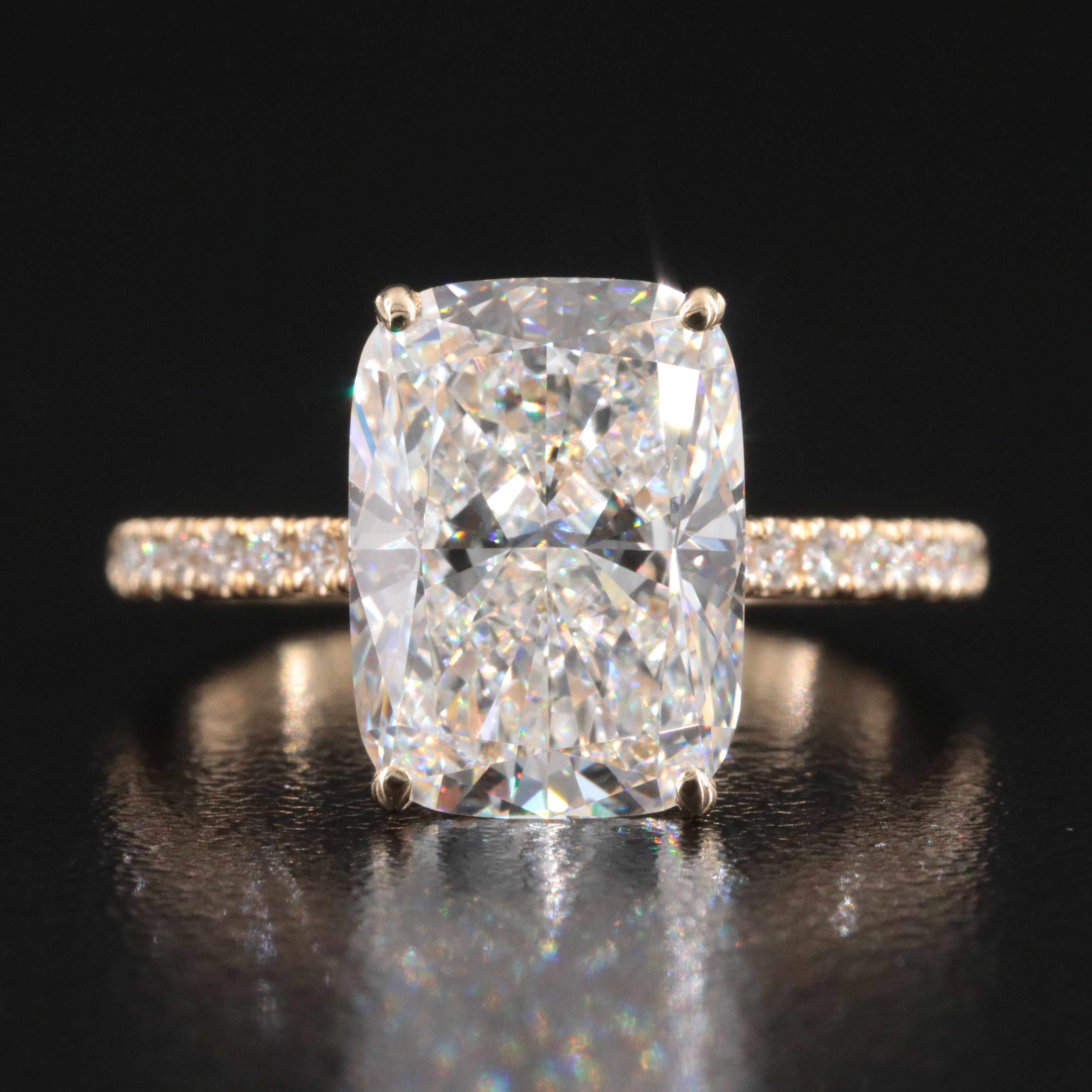 14K 5.33  Lab Grown Diamond Ring with IGI Report