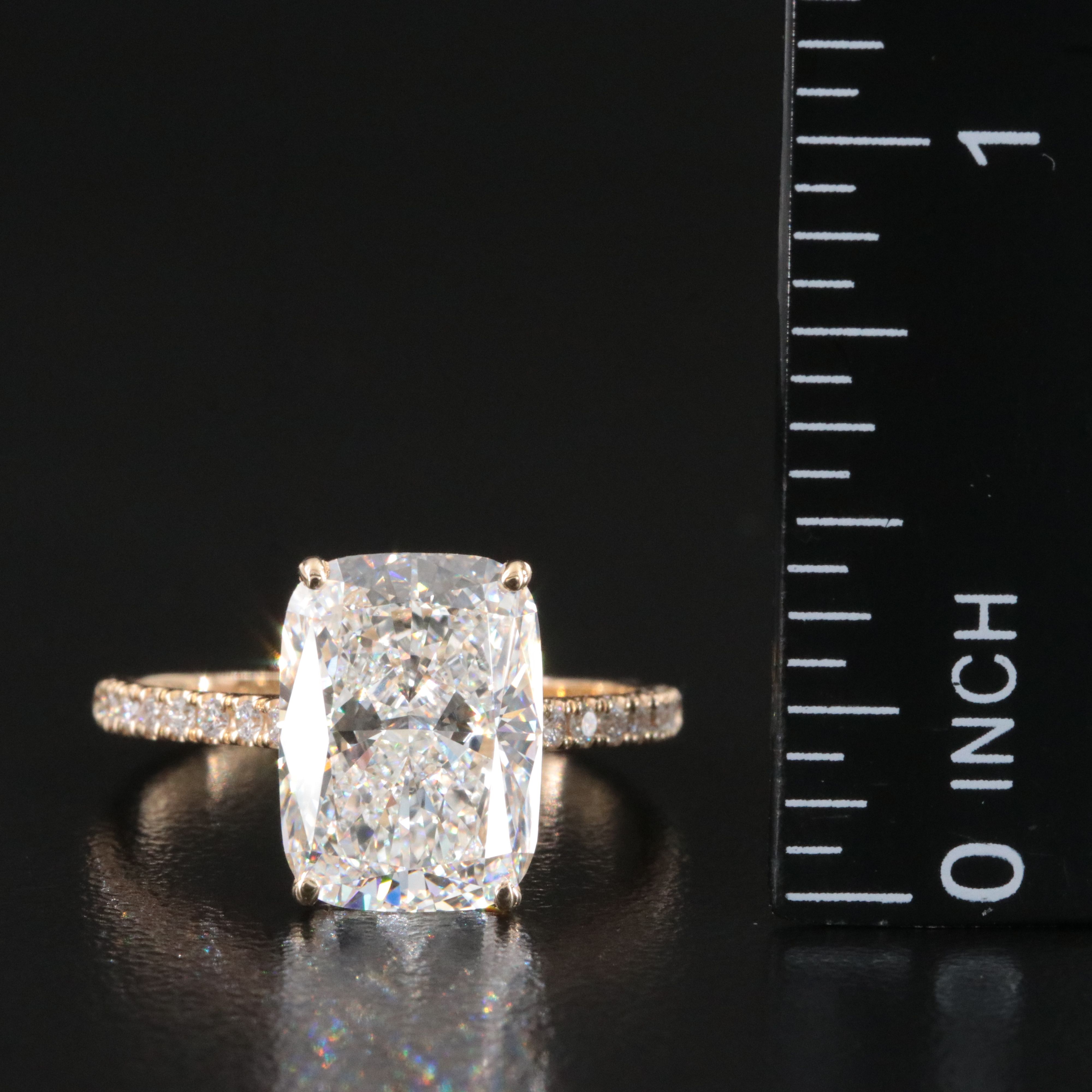 14K 5.33  Lab Grown Diamond Ring with IGI Report