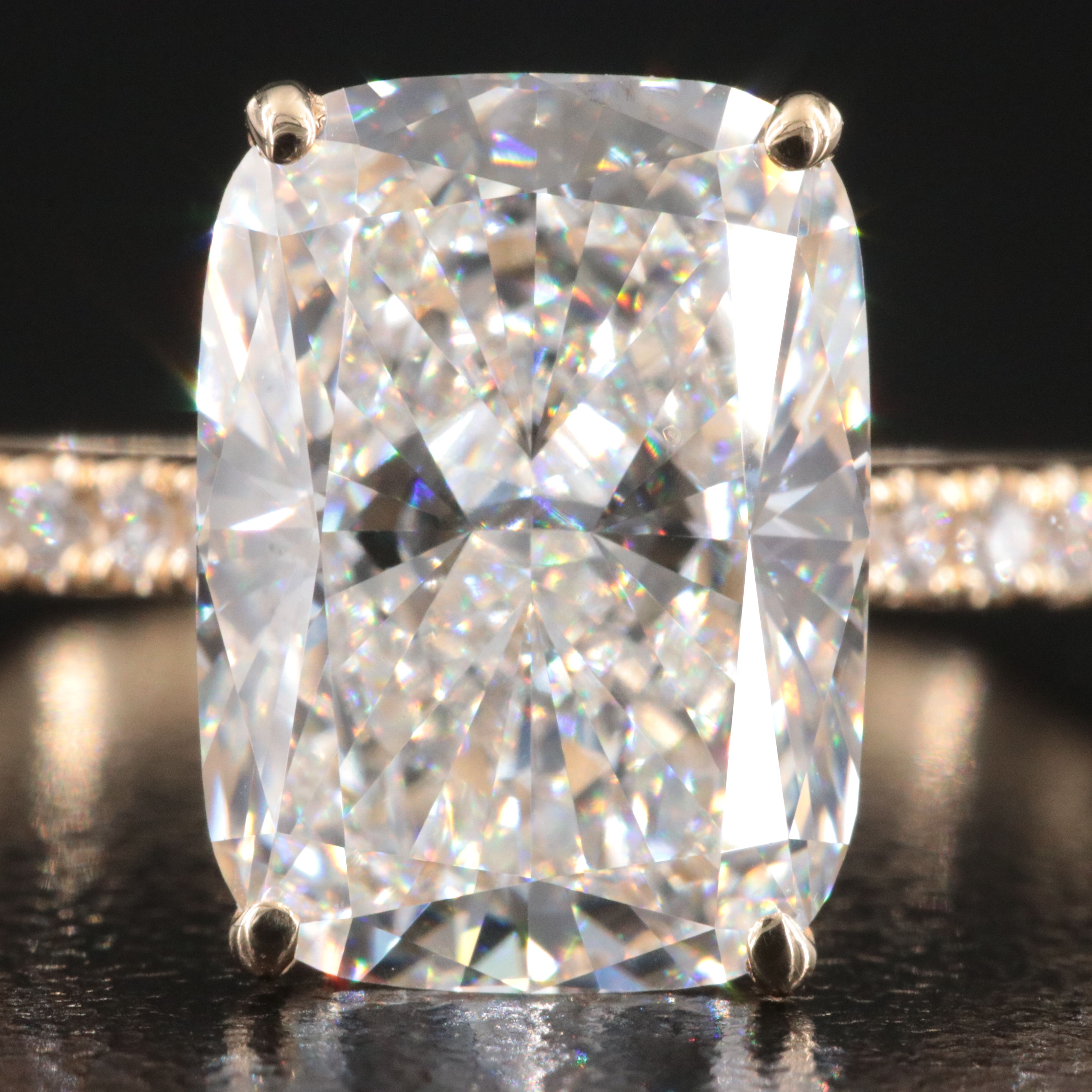 14K 5.33  Lab Grown Diamond Ring with IGI Report