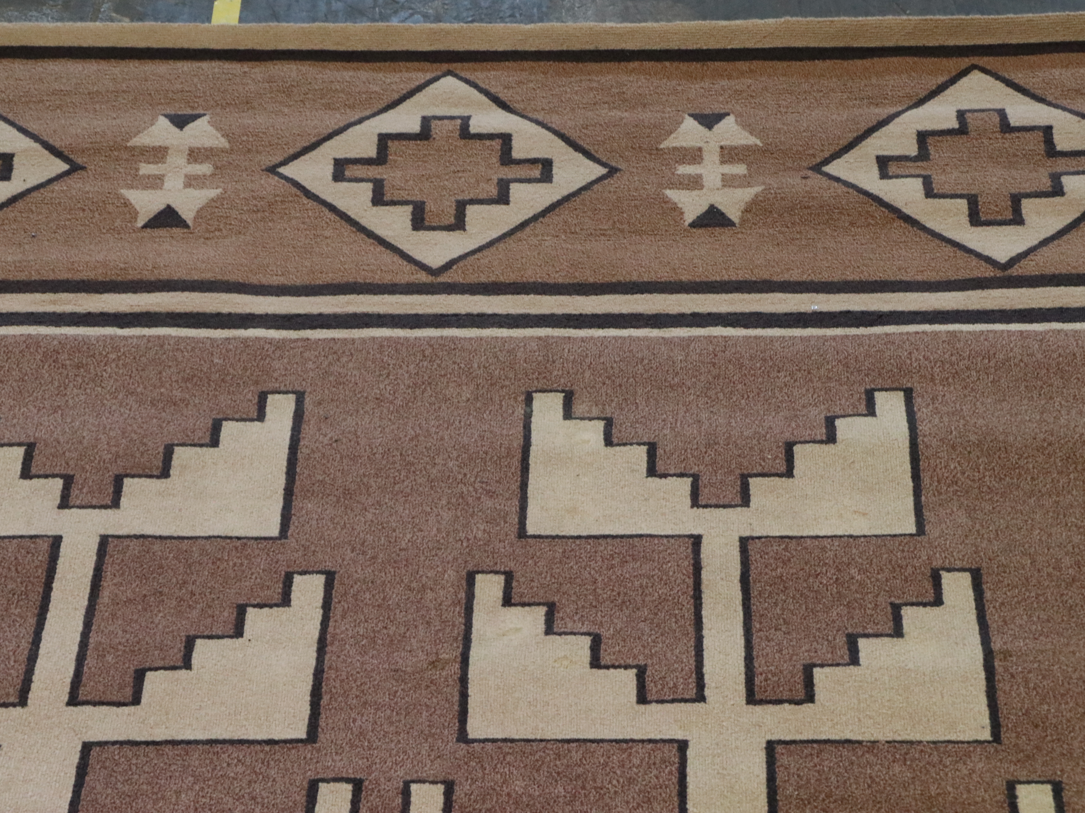 11'11 x 17'9 Hooked Wool Southwestern Style Palace-Sized Rug
