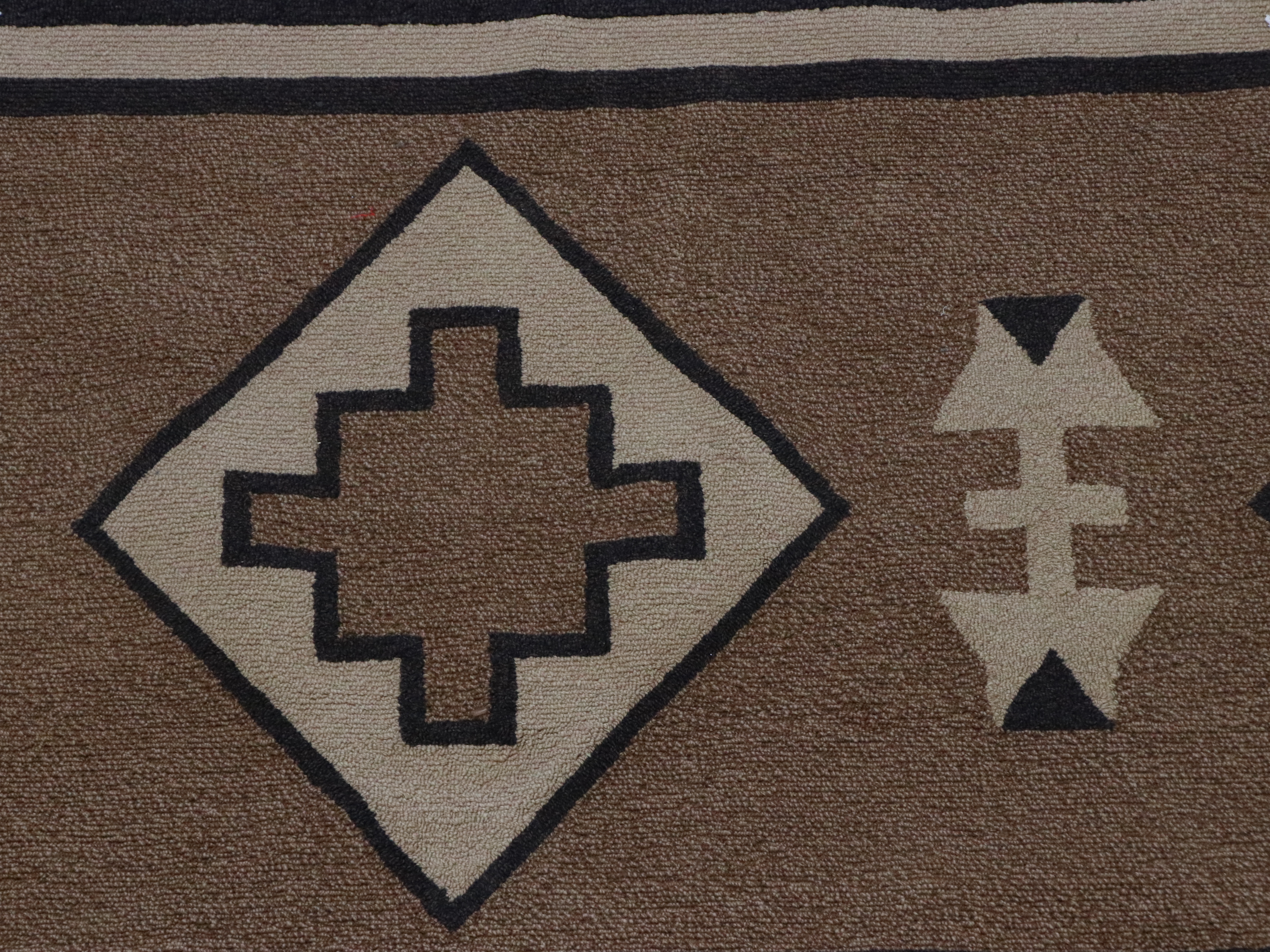 11'11 x 17'9 Hooked Wool Southwestern Style Palace-Sized Rug