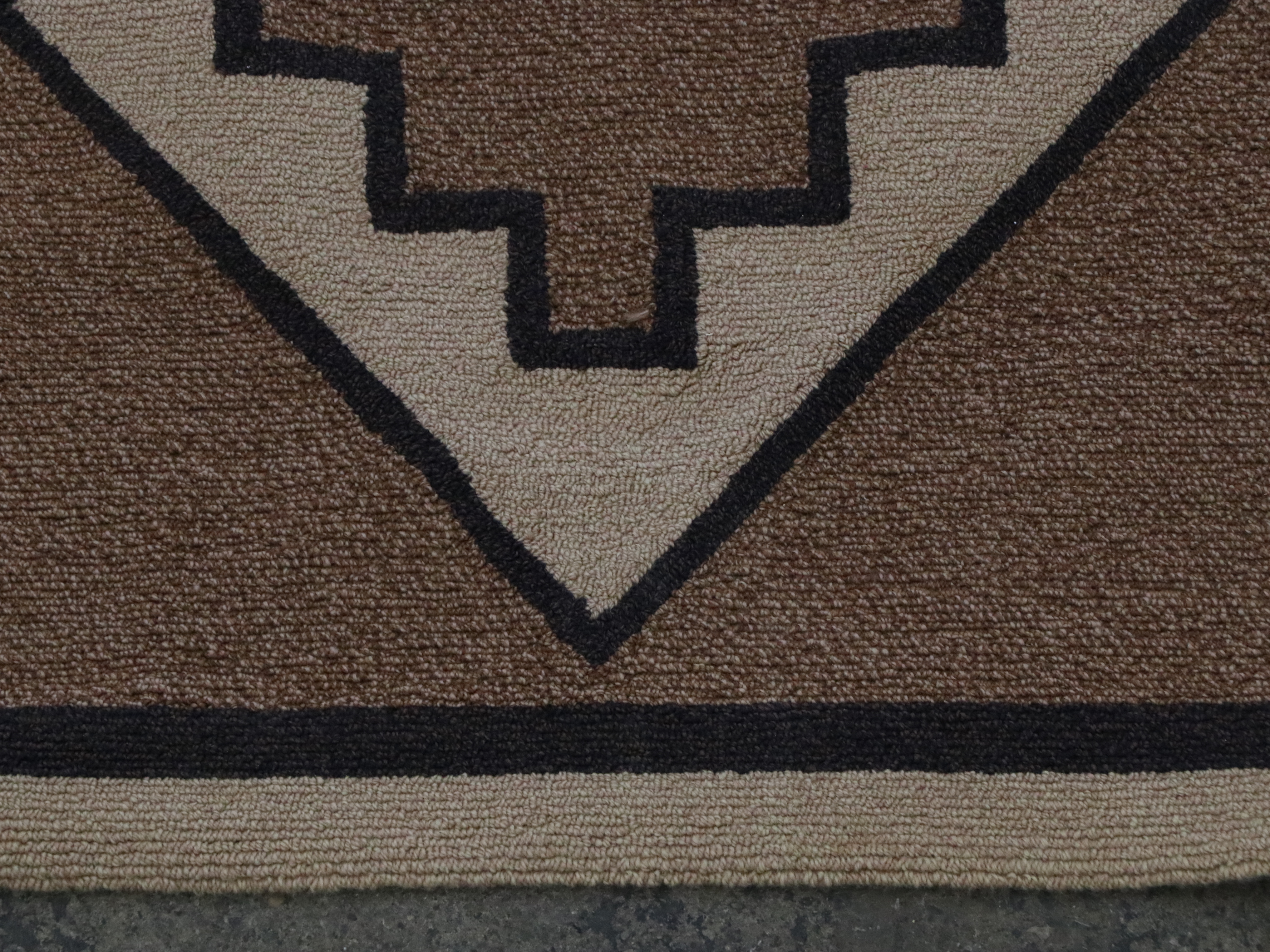 11'11 x 17'9 Hooked Wool Southwestern Style Palace-Sized Rug