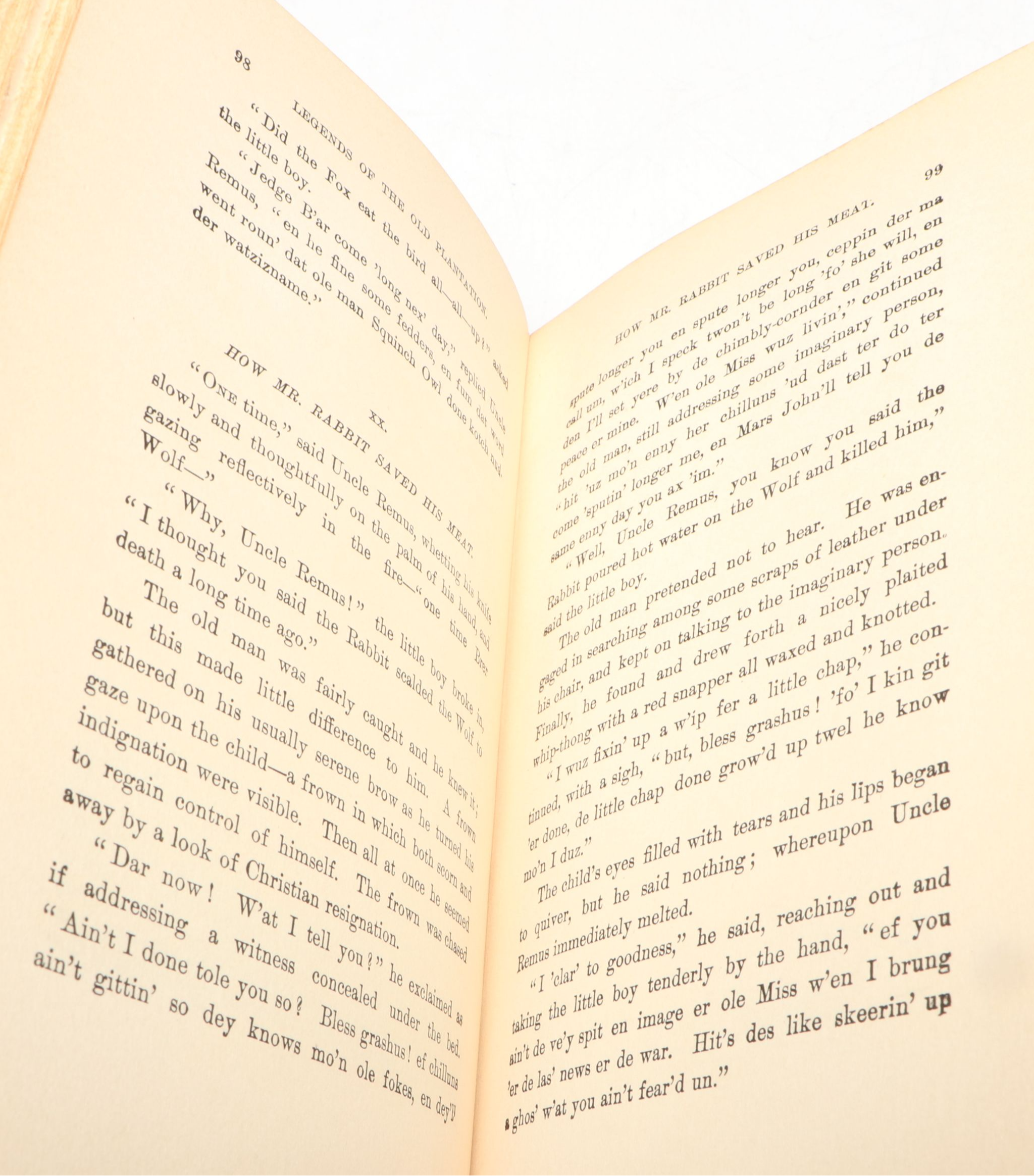 "Uncle Remus: His Songs and His Sayings" by Joel Chandler Harris, 1938