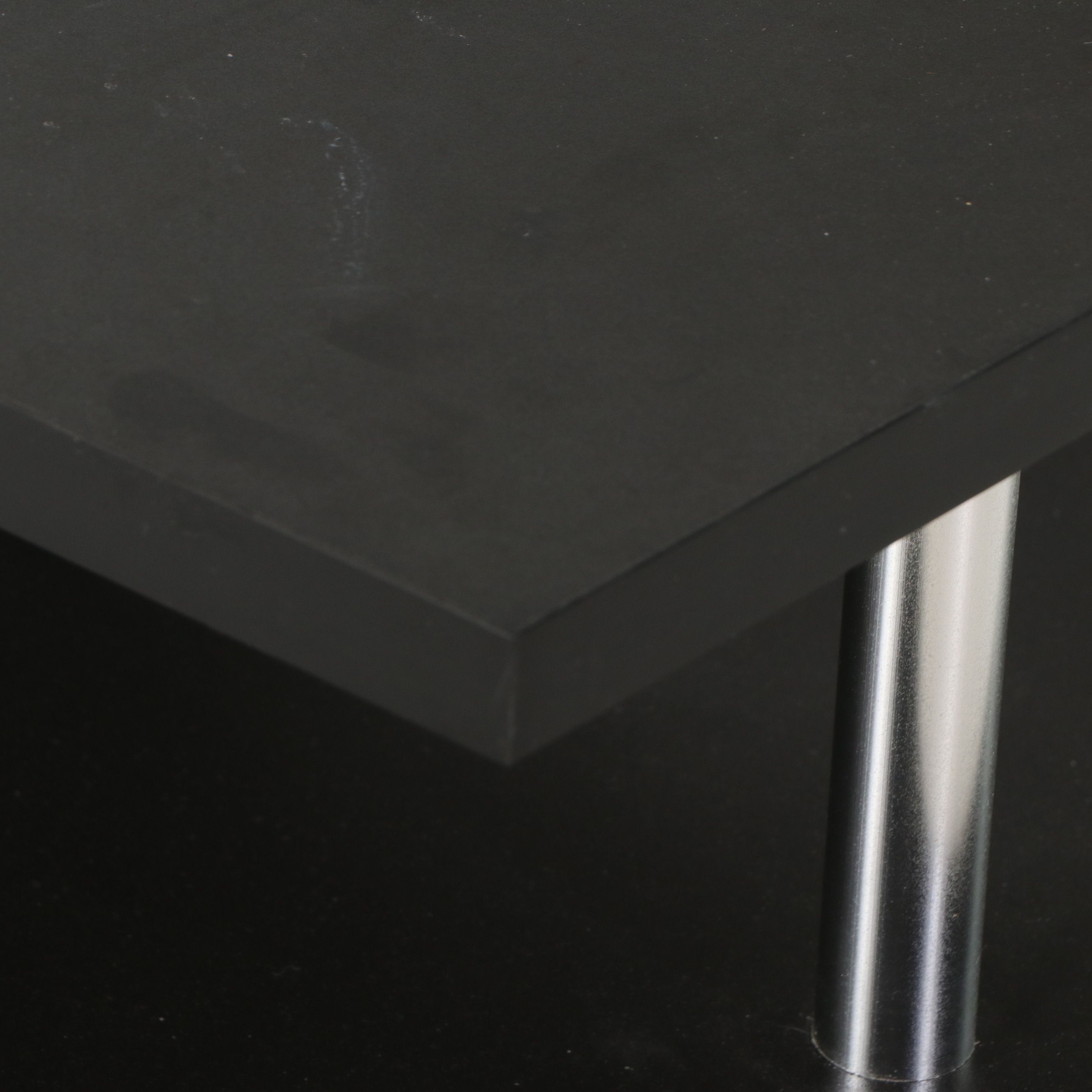 Contemporary Black Geometric Shelving